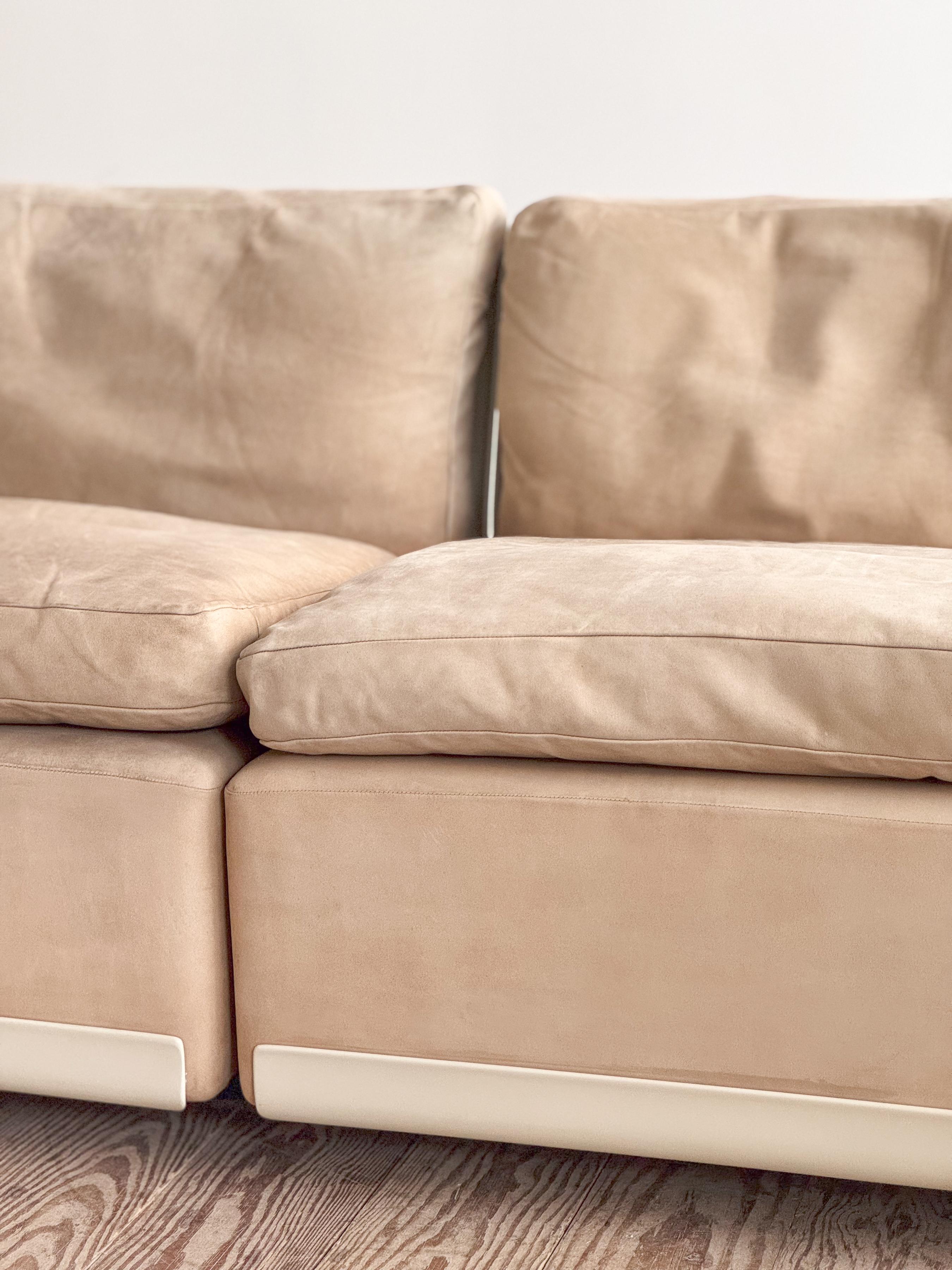 Mid-Century Lounge Sofa or Couch by Dieter Rams for Vitsoe, German Design, 1960s For Sale 9
