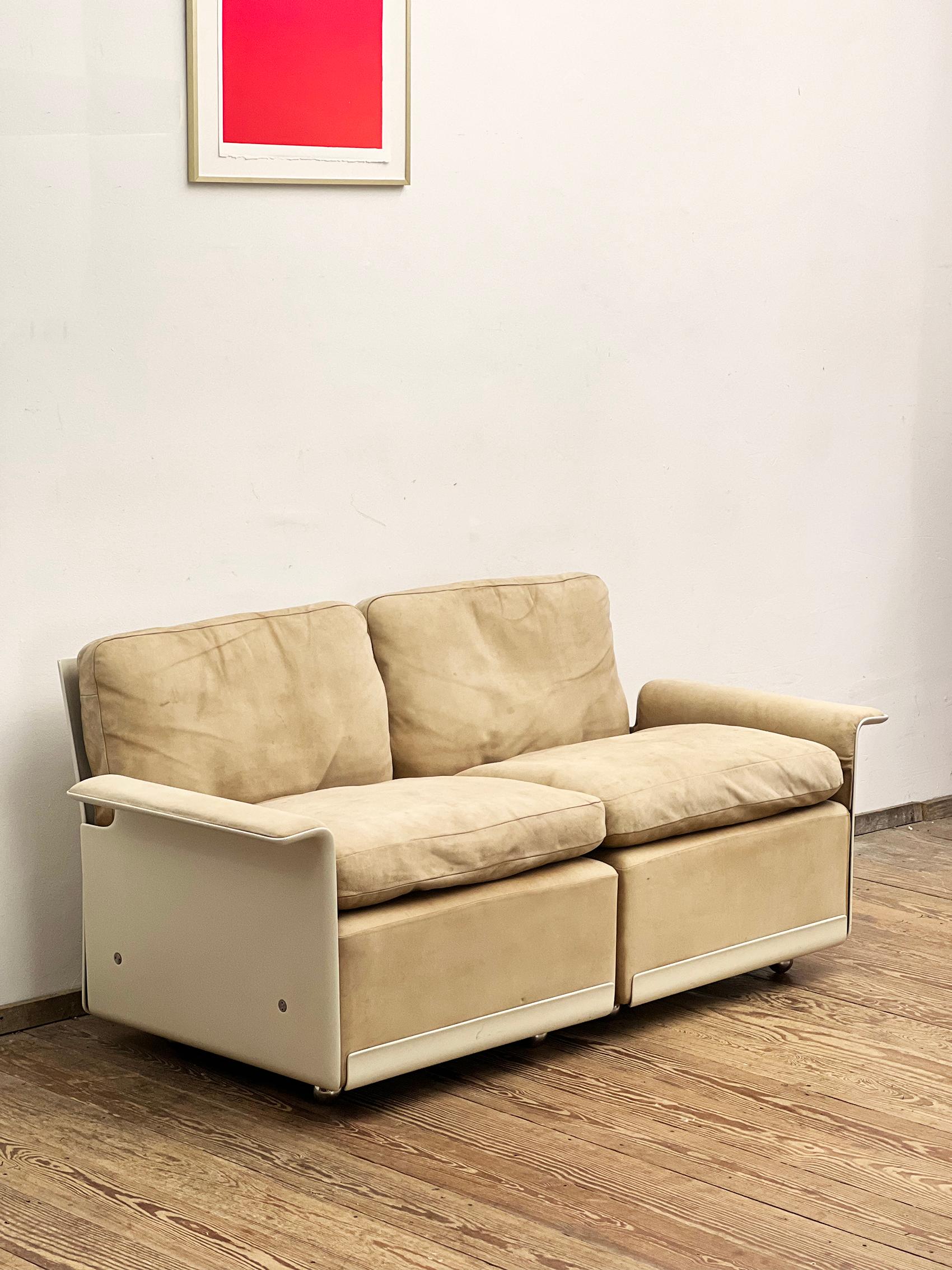 Mid-Century Lounge Sofa or Couch by Dieter Rams for Vitsoe, German Design, 1960s 10