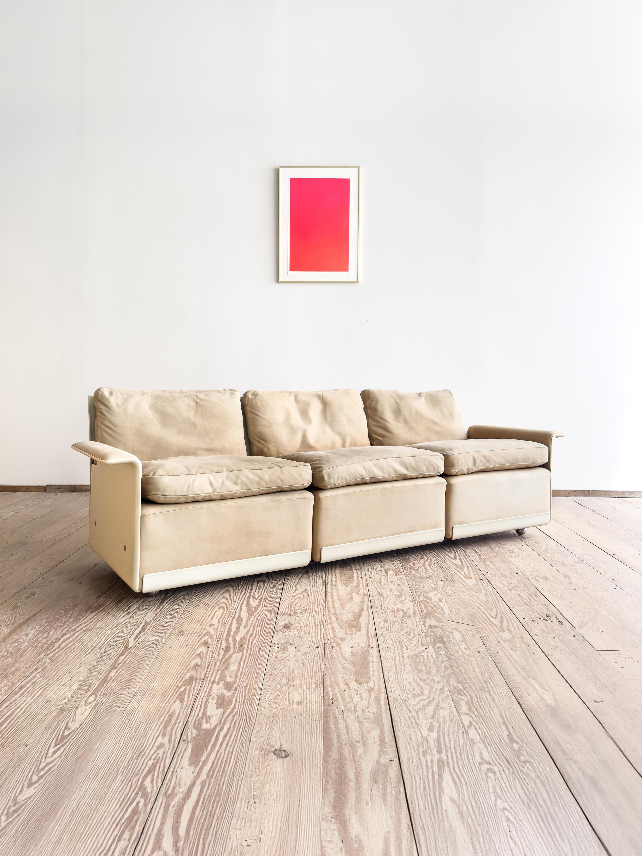 Mid-Century Modern Mid-Century Lounge Sofa or Couch by Dieter Rams for Vitsoe, German Design, 1960s For Sale