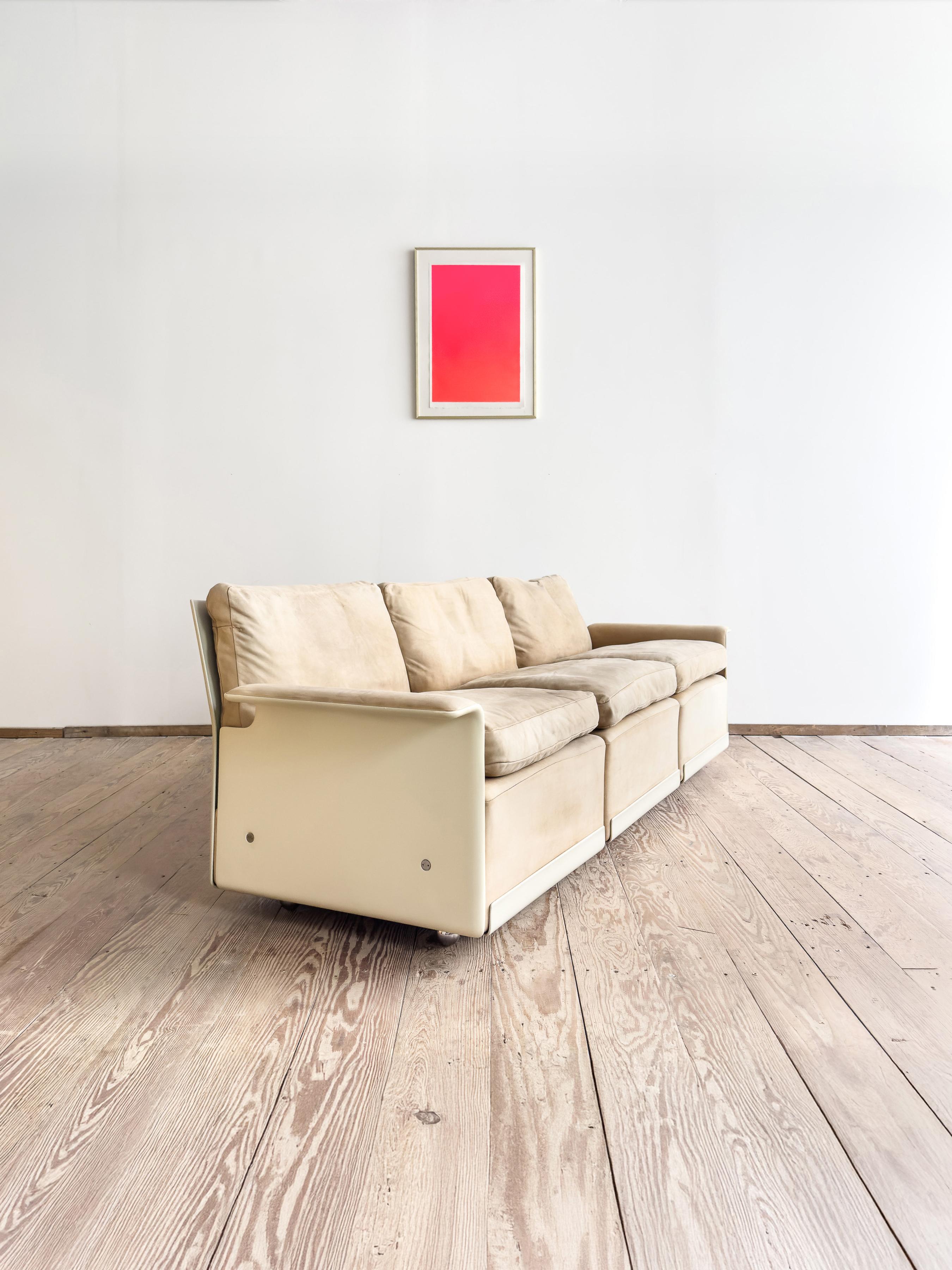 Mid-Century Lounge Sofa or Couch by Dieter Rams for Vitsoe, German Design, 1960s In Good Condition For Sale In München, Bavaria