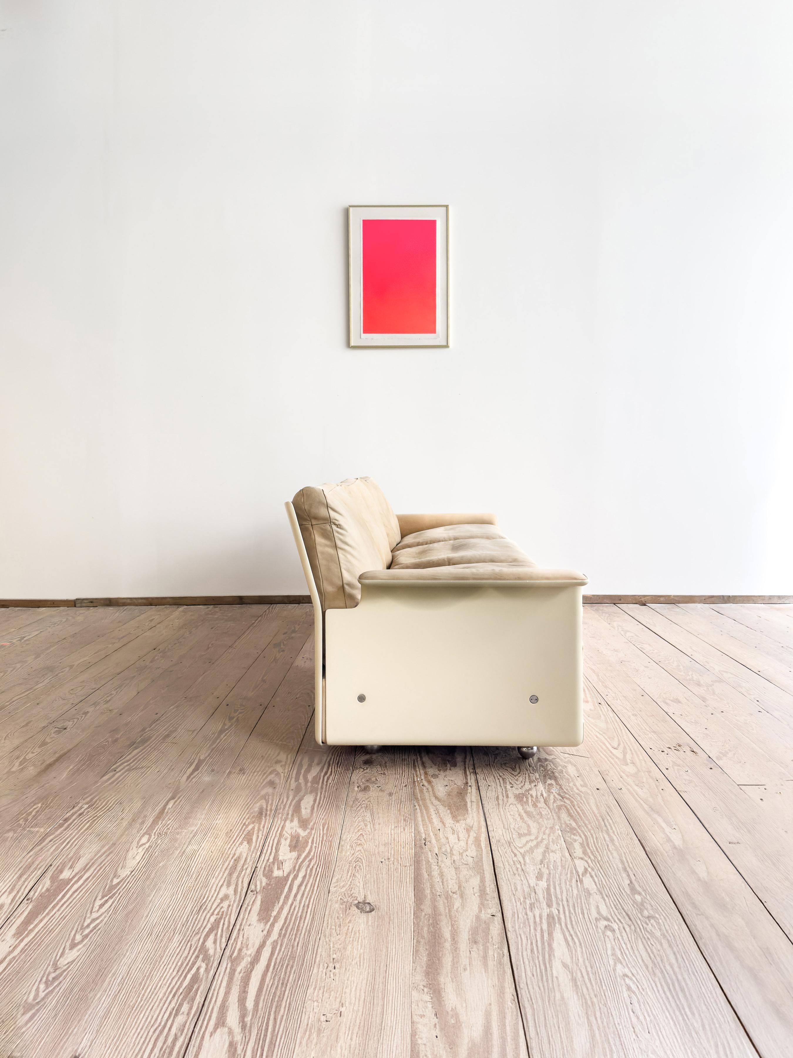 Mid-20th Century Mid-Century Lounge Sofa or Couch by Dieter Rams for Vitsoe, German Design, 1960s For Sale