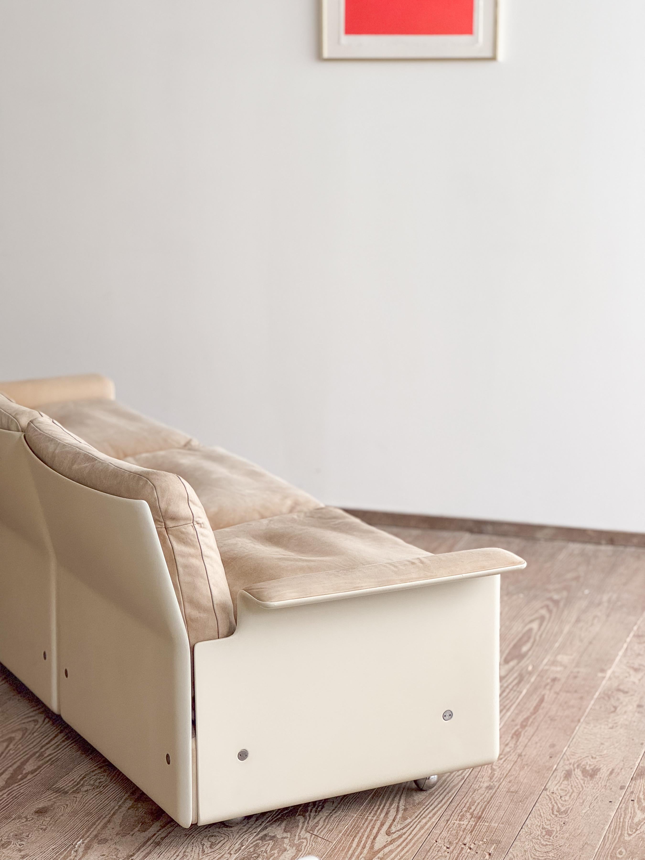 Mid-Century Lounge Sofa or Couch by Dieter Rams for Vitsoe, German Design, 1960s For Sale 2