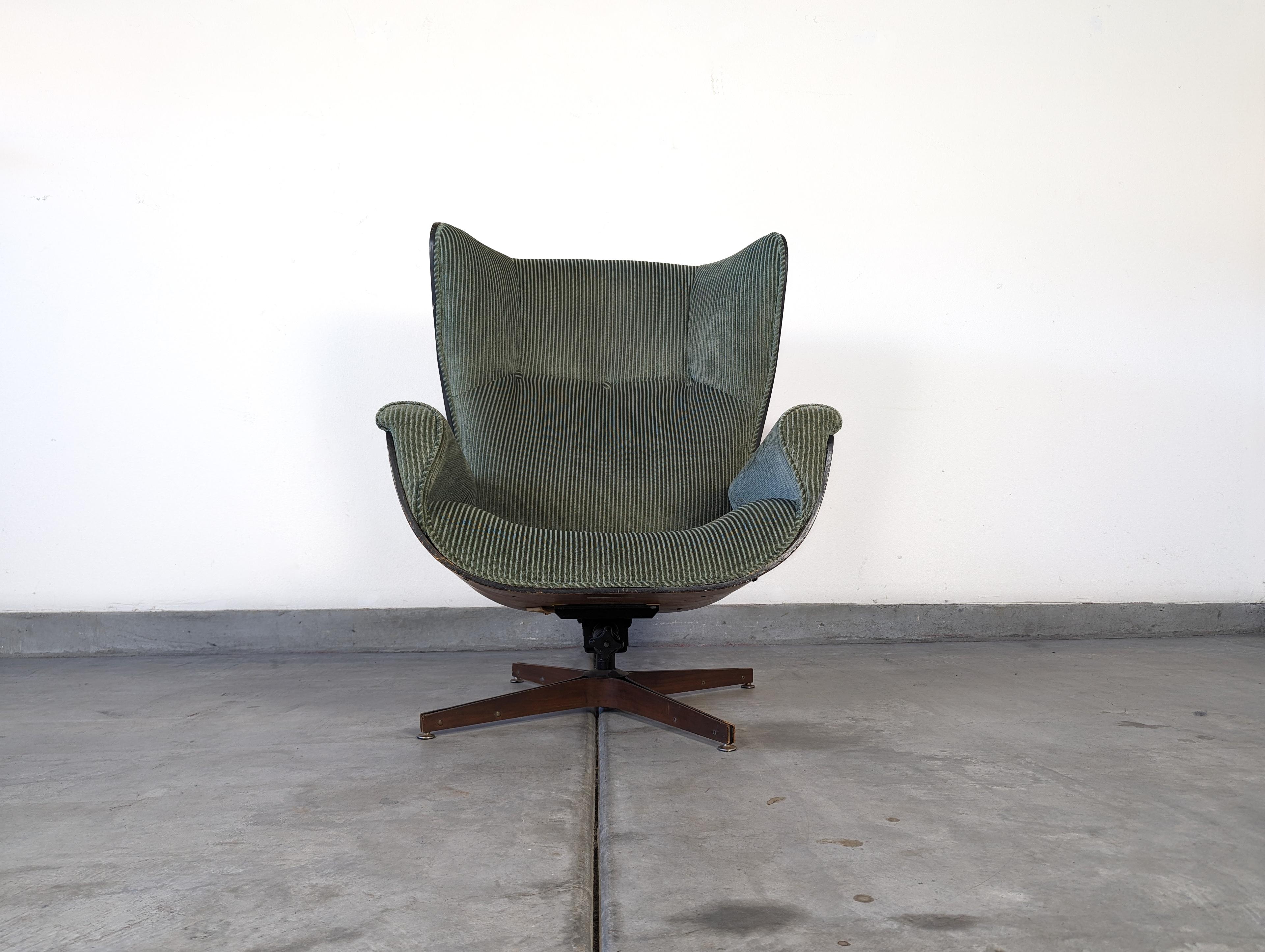 American Mid Century Lounge Wingback Mr Chair by George Mulhauser for Plycraft, c1960s