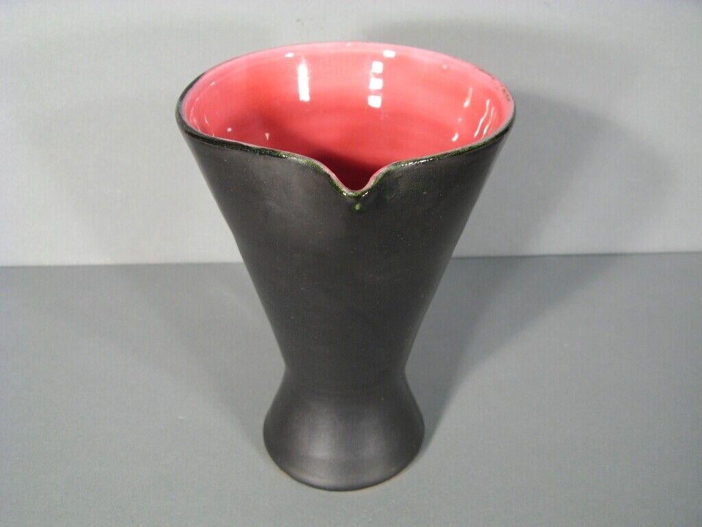 Mid-Century Louviers Ceramic Pitcher -1Y49 6