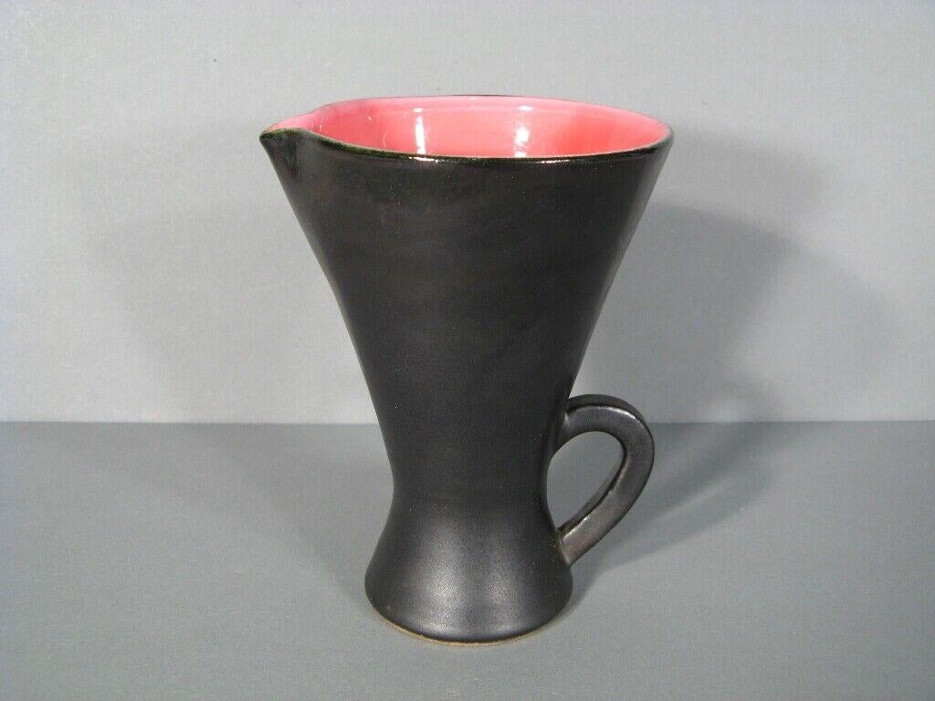 Mid-Century Louviers Ceramic Pitcher -1Y49 3