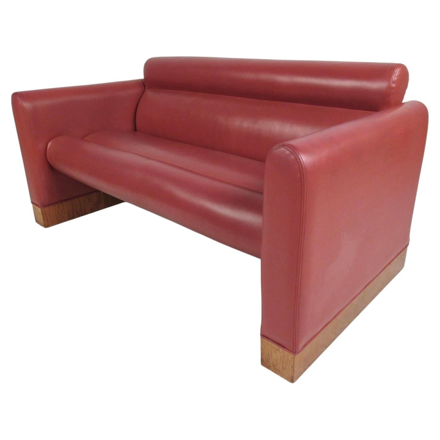 LOveseat aus der Jahrhundertmitte von Charlotte Chair Company