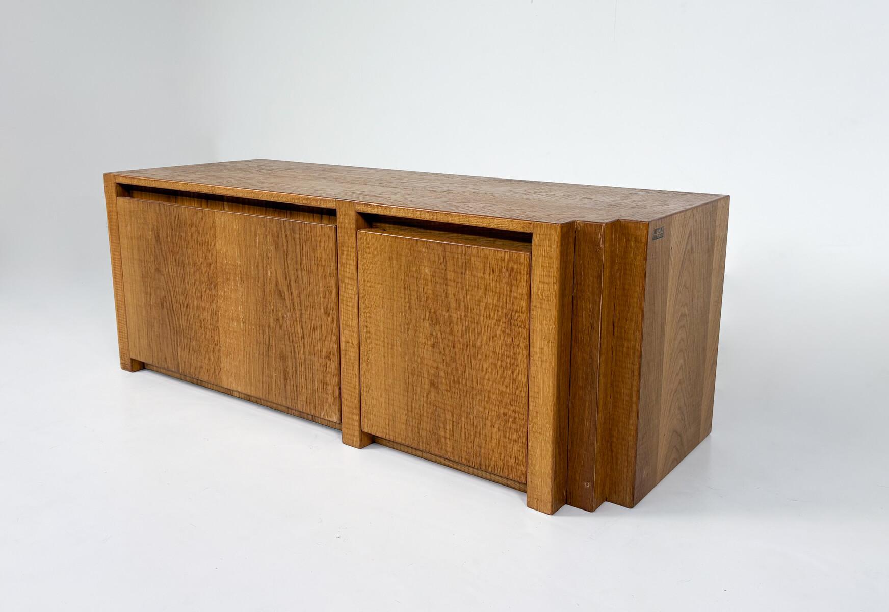 Niedriges Sideboard aus der Mitte des Jahrhunderts von Officina Rivadossi, 1970er Jahre (Italienisch) im Angebot