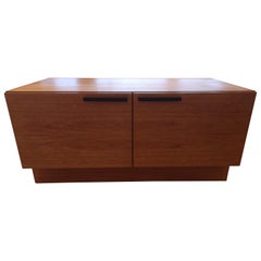 Mid Century Low Teak Sideboard by Ib Kofod Larsen for Faarup Möbelfabrik