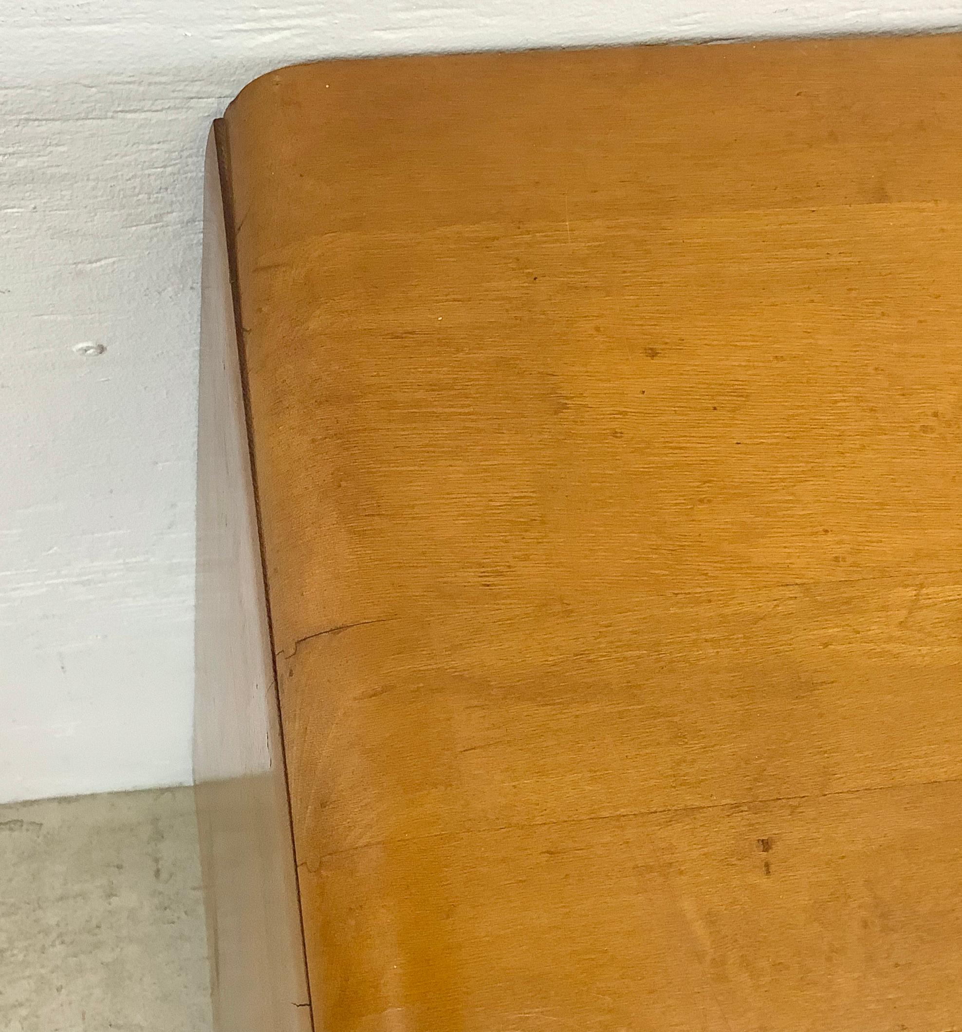 Mid-Century Lowboy Dresser With Pull Out Desk 12