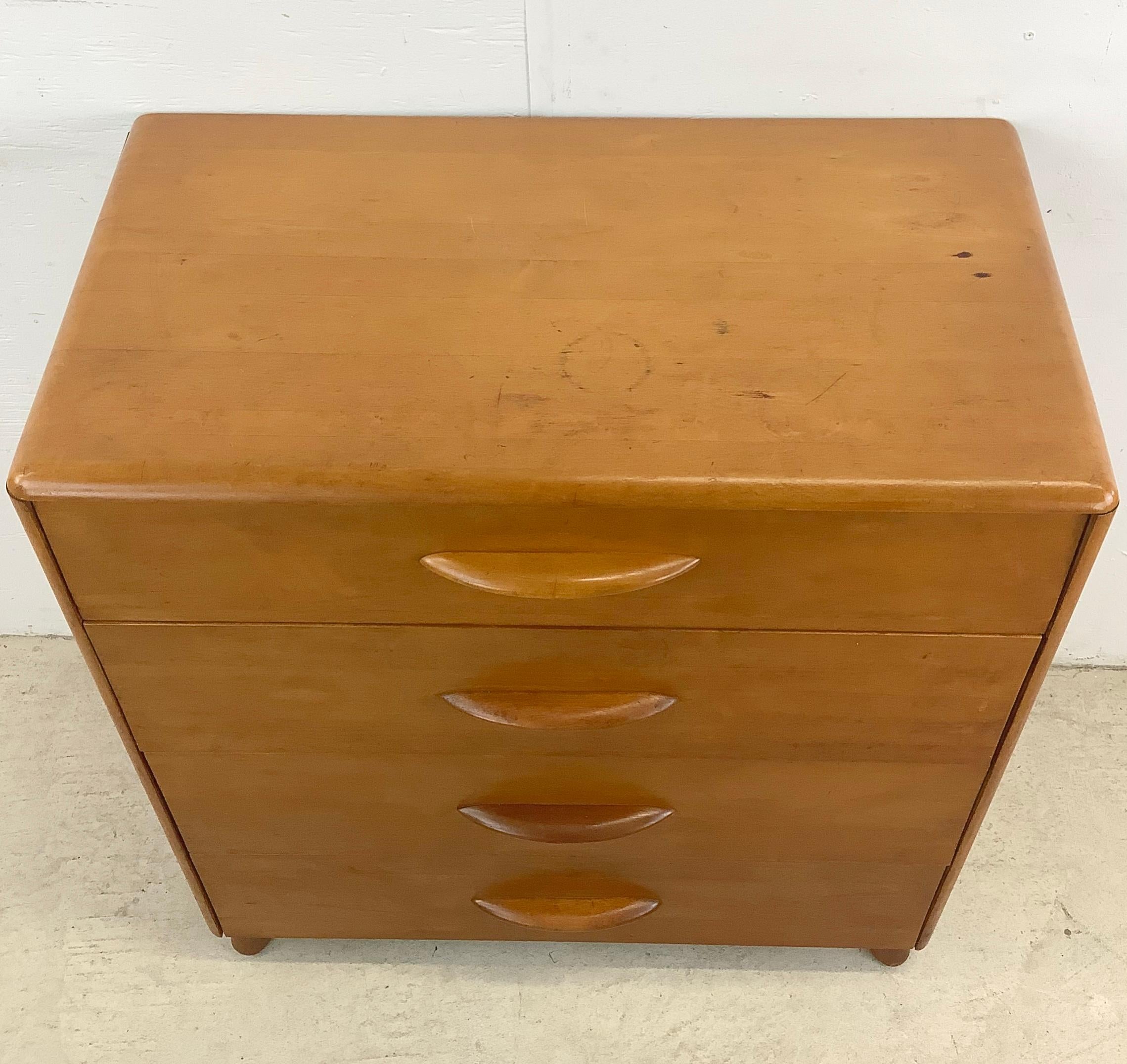 Autre Commode basse du milieu du siècle avec bureau coulissant en vente