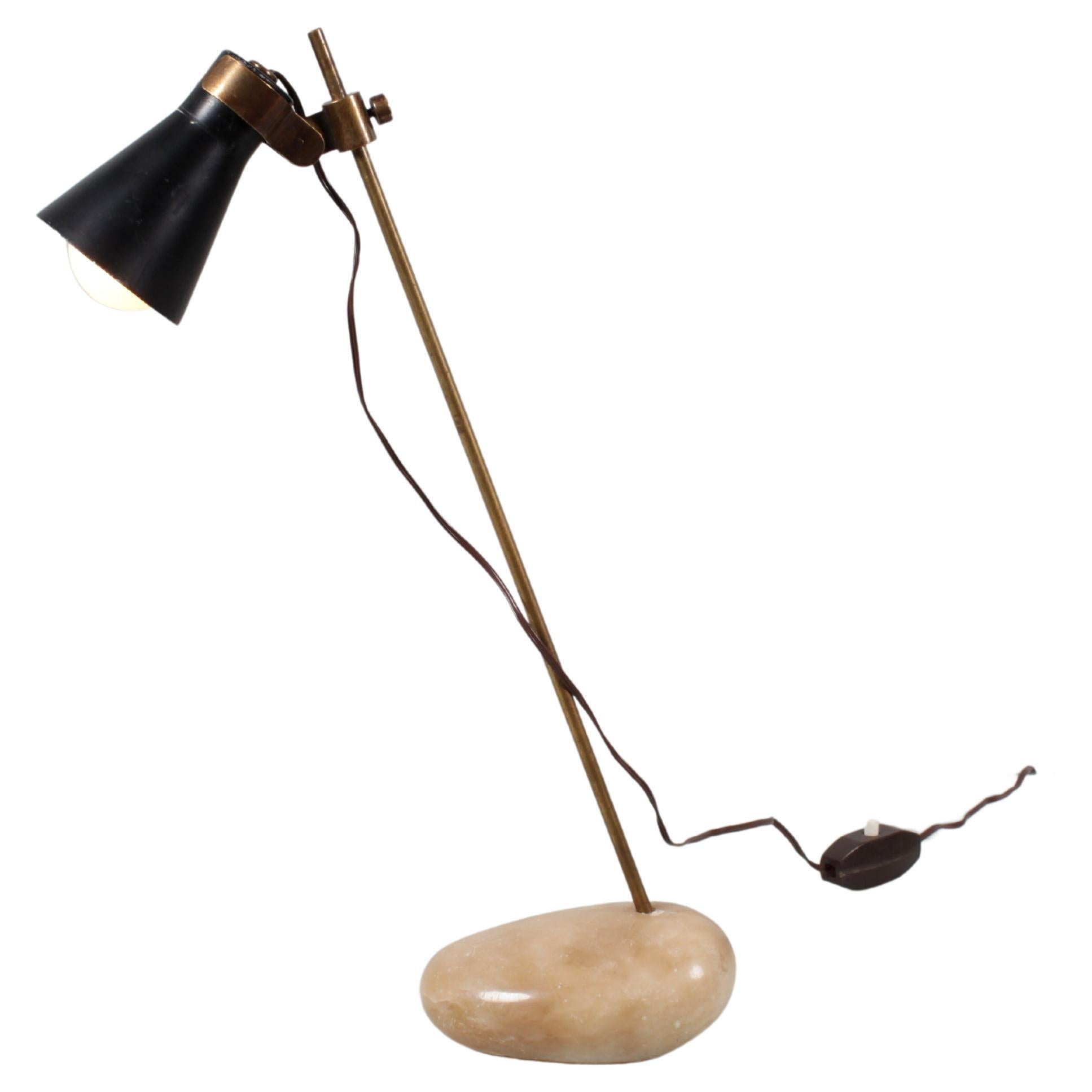 Lampe de bureau du milieu du siècle "LTA1 Sasso" de L. Caccia Dominioni pour Azucena Italie années 50 en vente