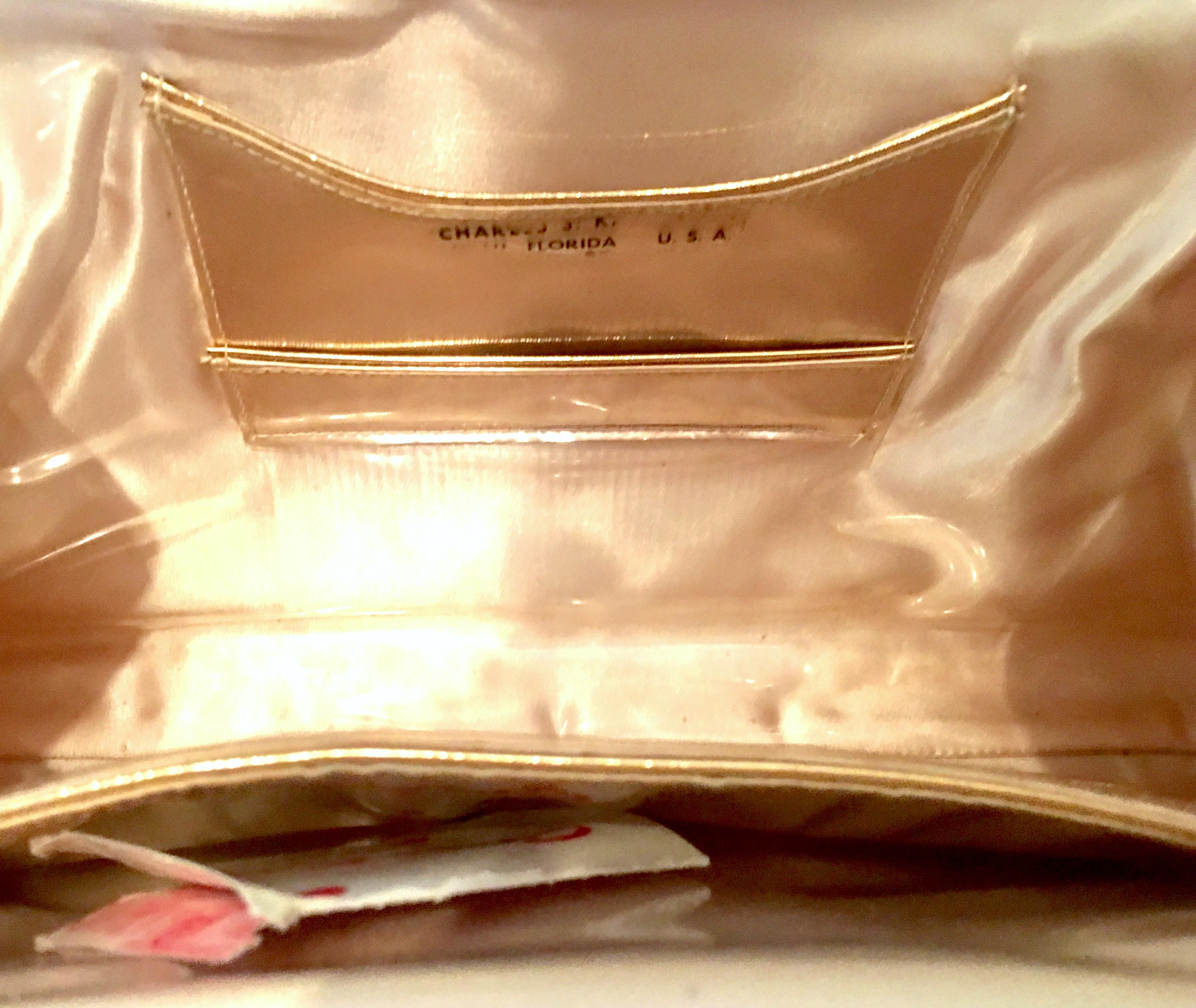 Mid-Century Lucite and Vinyl Florida Hand Bag By, Charles Kahn 5