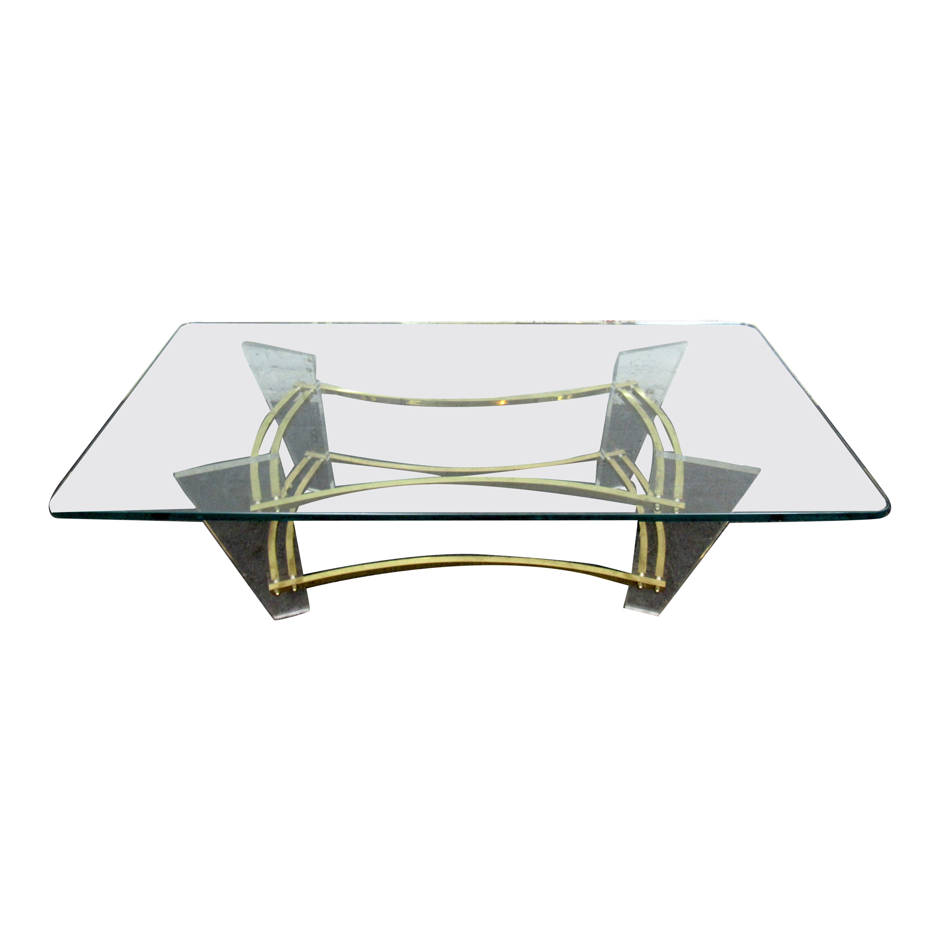 Tavolino da caffè in lucite del metà secolo