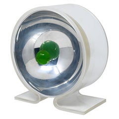 Mid-Century Lucite Concave Mirror Sculpture