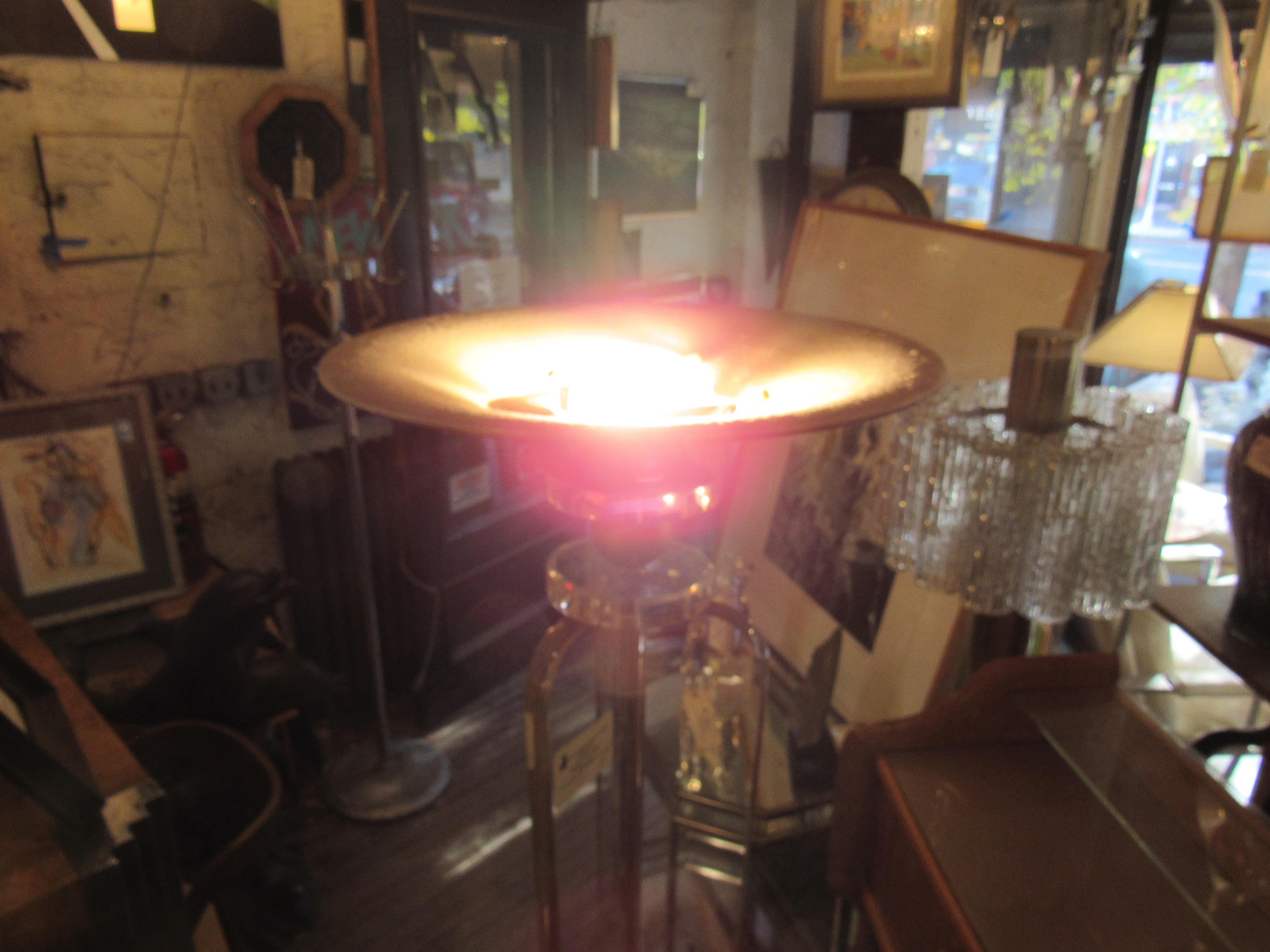 20th Century Mid-Century Lucite Floor Lamp For Sale