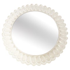 Vintage Mid Century Lucite Illuminated Mirror, Switzerland c.1960