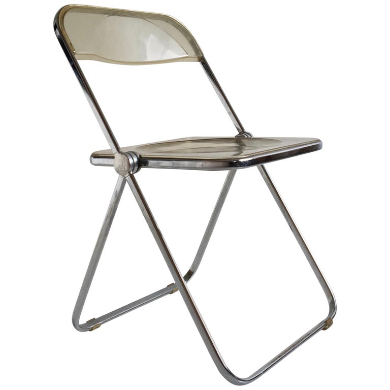 Midcentury Lucite 'Plia' Chair by Giancarlo Piretti for Castelli, Italy ...