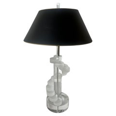 Mid-Century Lucite Table Lamp