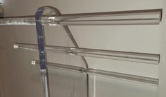 Mid Century Lucite Valet Towel or Blanket Rack