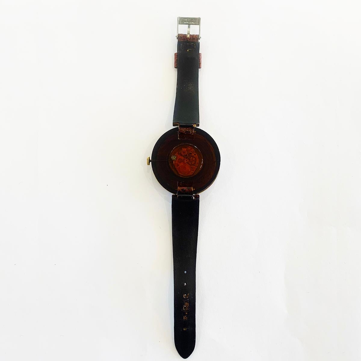 Mid Century Lucite watch by Pierre Jacquard  In Good Condition For Sale In Daylesford, Victoria