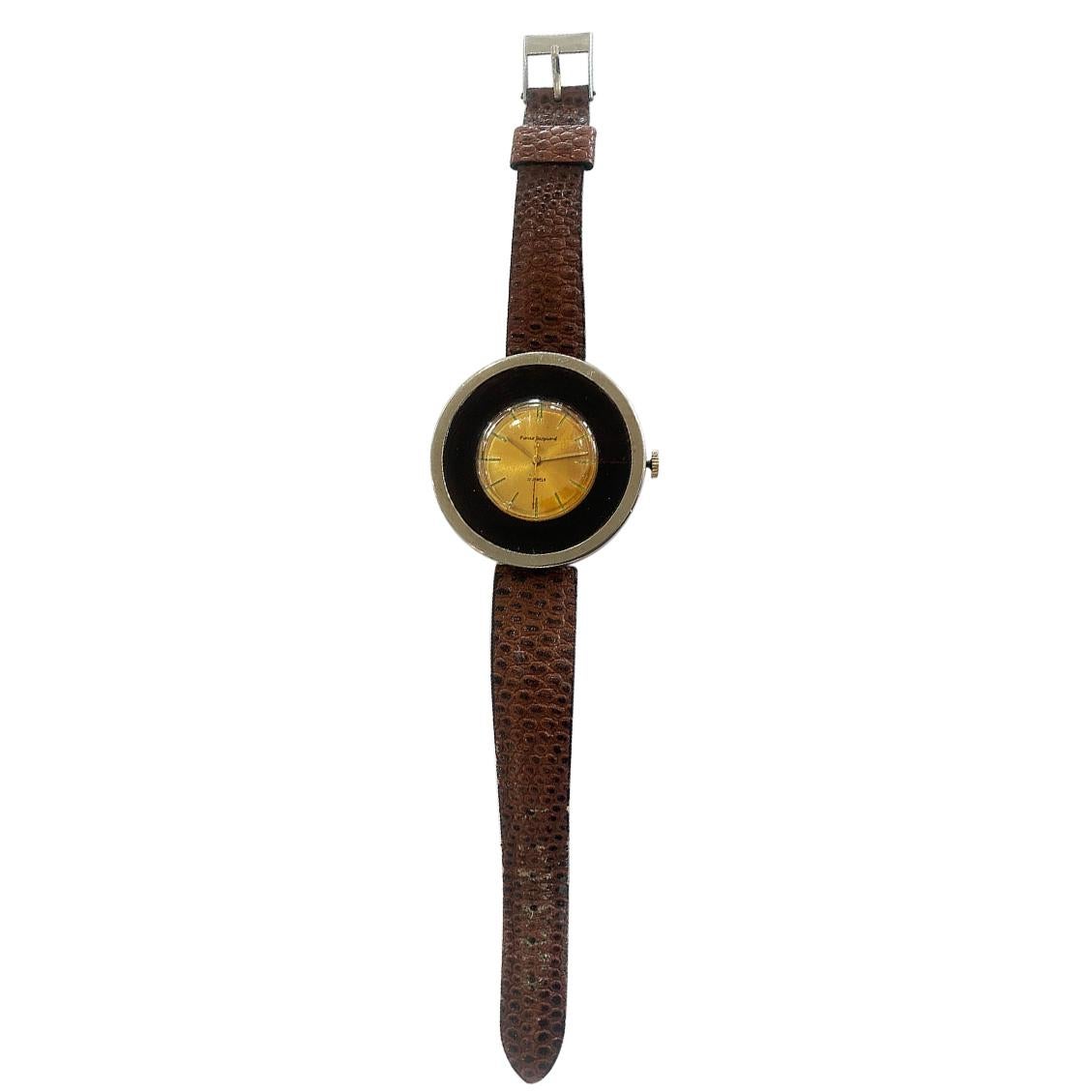 Mid Century Lucite watch by Pierre Jacquard  For Sale