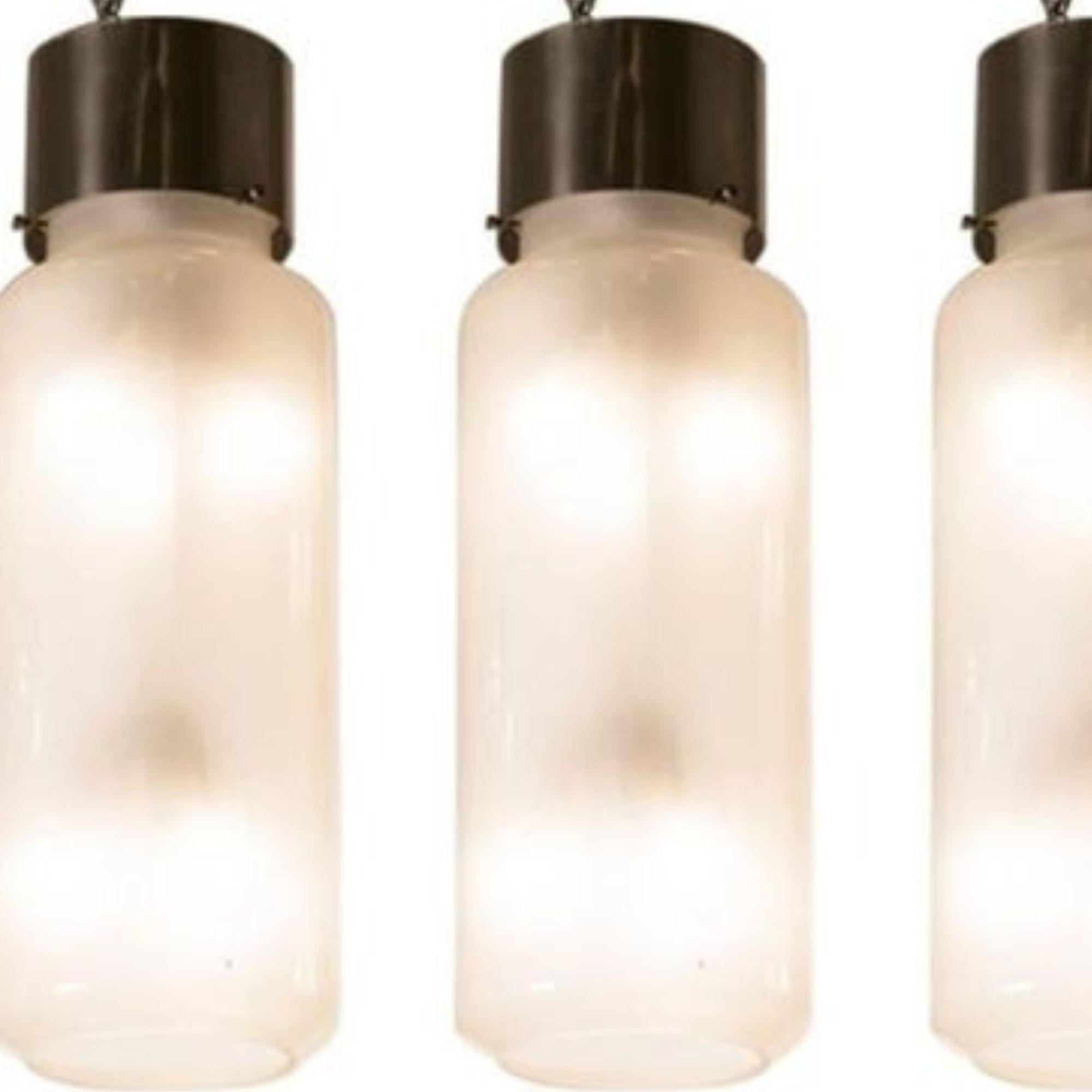Mid-Century Modern Mid Century Luigi Caccia Dominioni for Azucena Pendant Lights, Italy 1957 For Sale