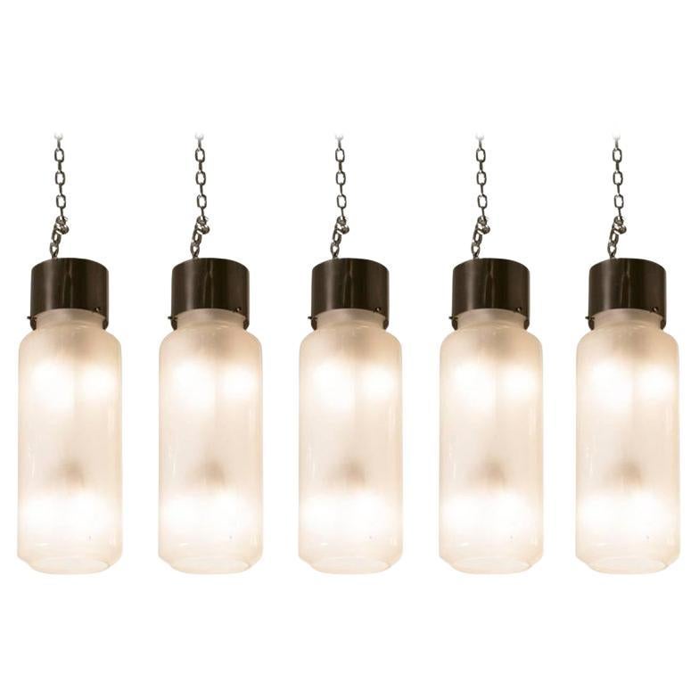 Mid Century Luigi Caccia Dominioni for Azucena Pendant Lights, Italy 1957