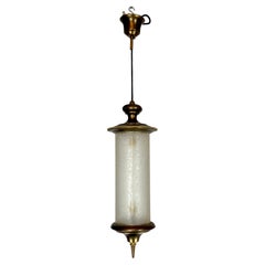 Mid-Century Lumi Milano Brass Pendant Light from 50s