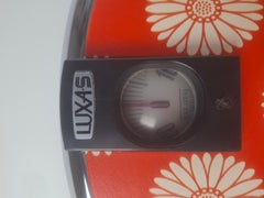 Decoración Vintage Siglo Medio Luxas Escala Retro Checo Naranja Floral Cromo