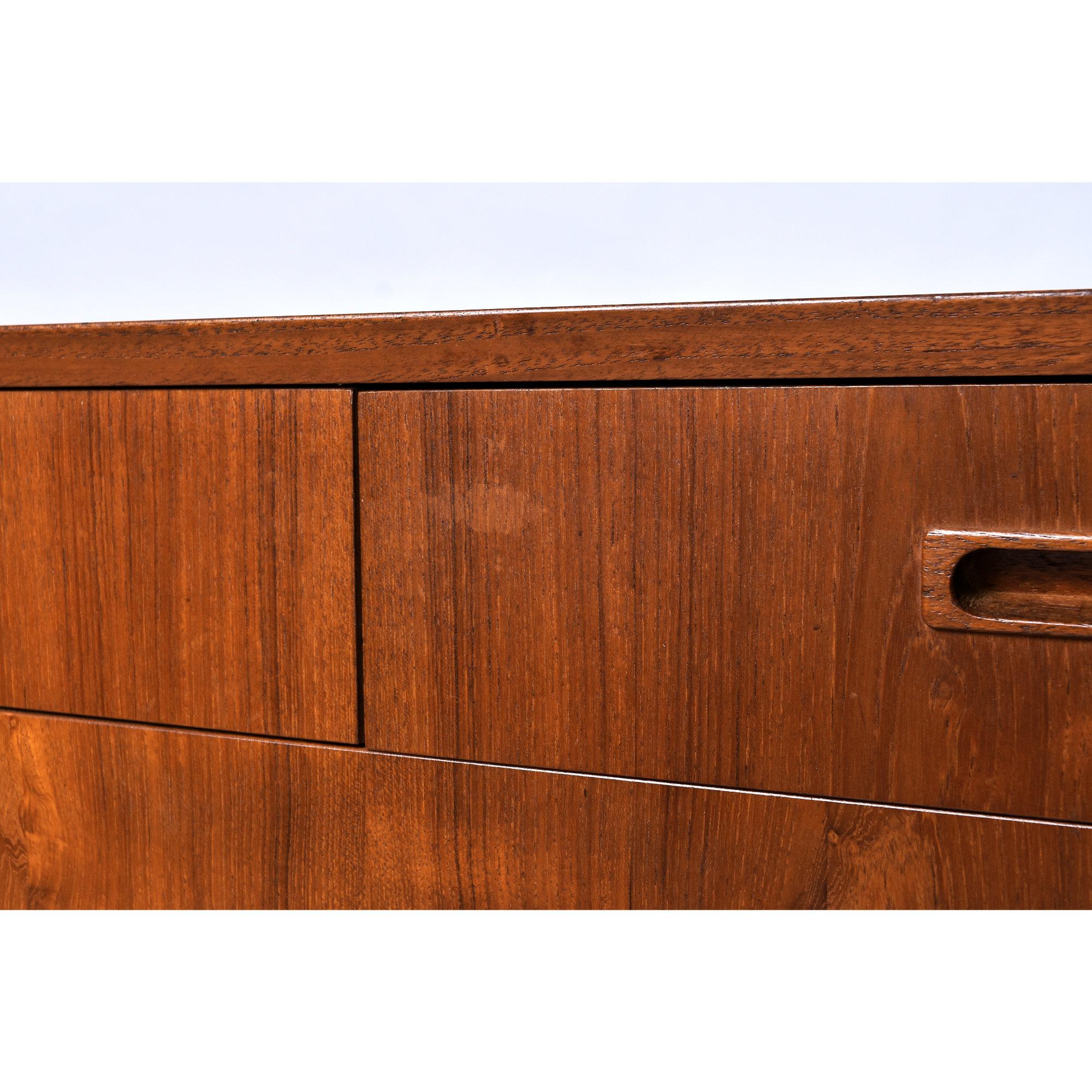 Mid-Century Lyby Mobler Danish Modern Modular Teak Chests of Drawers For Sale 9