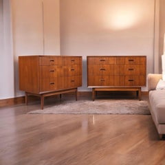 Mid-Century Lyby Mobler Danish Modern Modular Teak Chests of Drawers