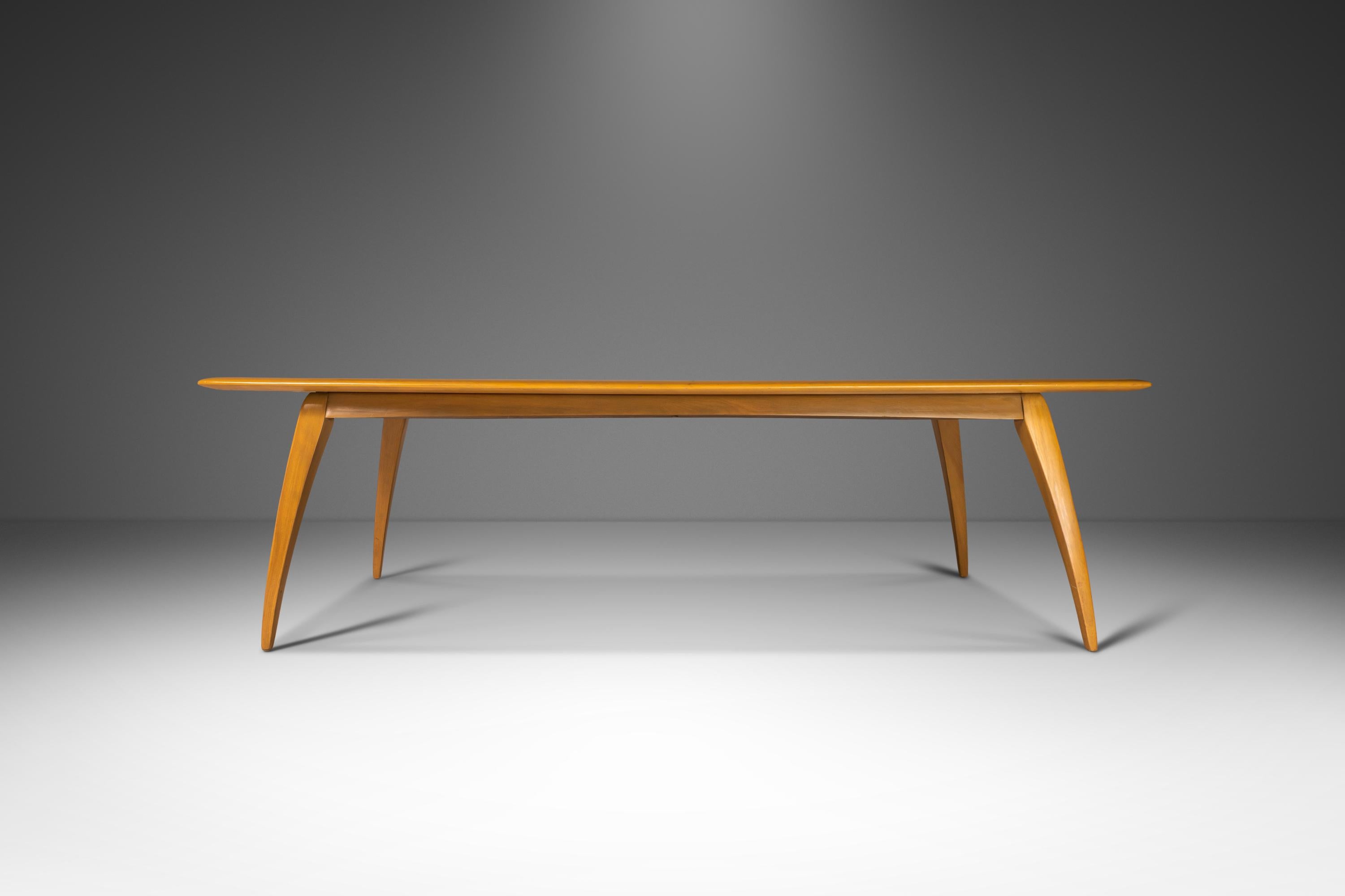 Mid Century M5105 Coffee Table in Solid Birch by Haywood Wakefield, USA, c. 1957 5