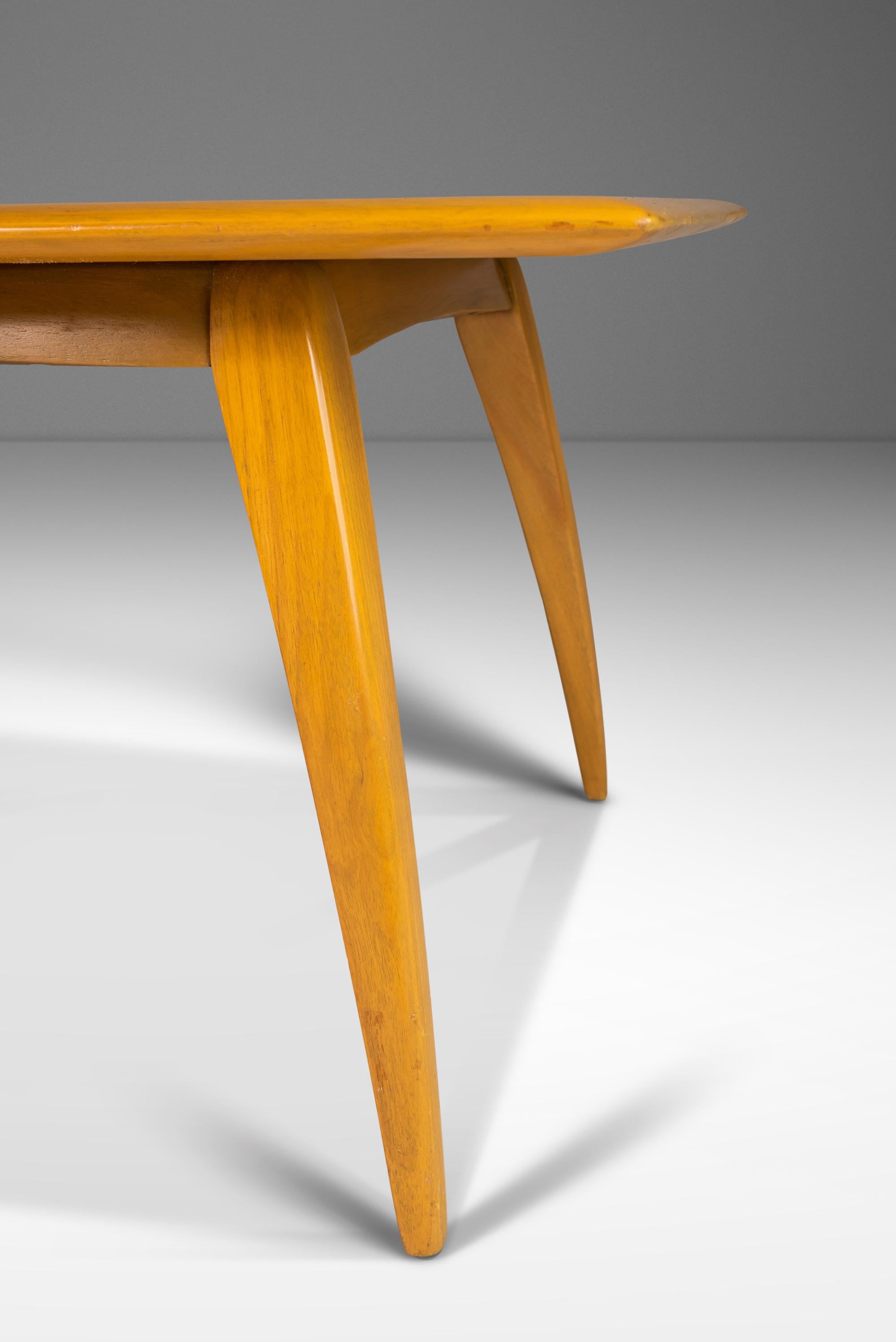 Mid Century M5105 Coffee Table in Solid Birch by Haywood Wakefield, USA, c. 1957 6