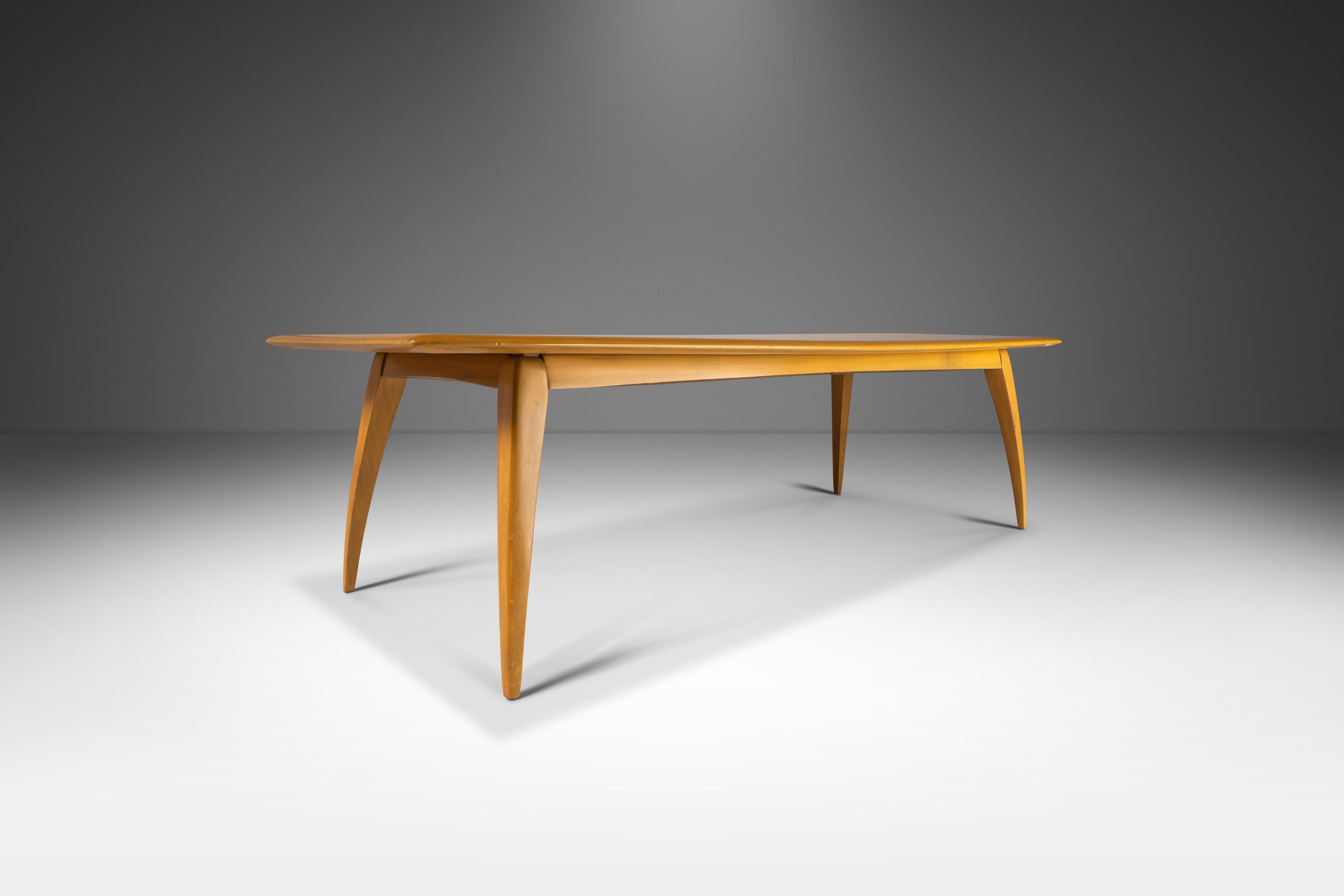 Mid-Century Modern Mid Century M5105 Coffee Table in Solid Birch by Haywood Wakefield, USA, c. 1957