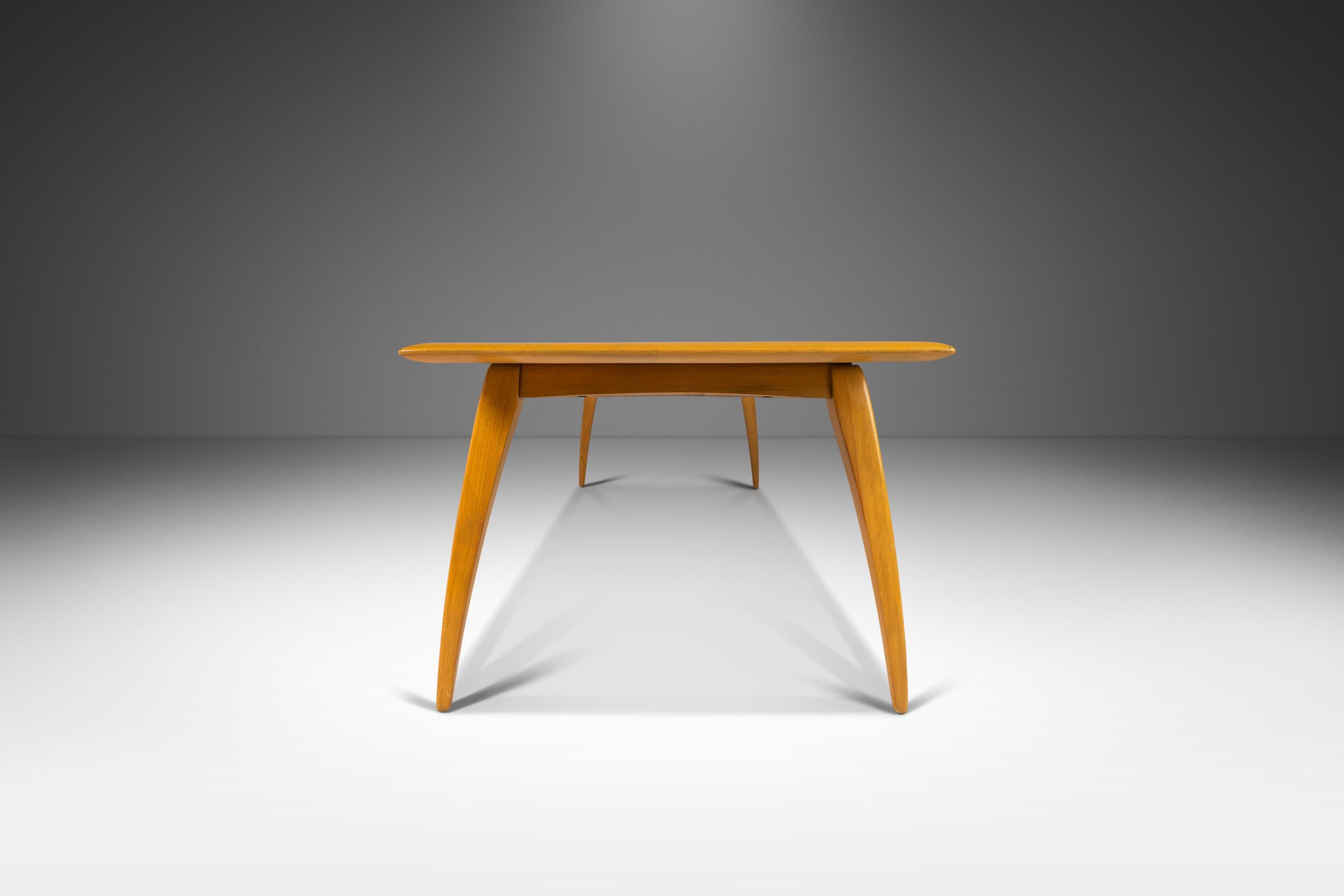 American Mid Century M5105 Coffee Table in Solid Birch by Haywood Wakefield, USA, c. 1957