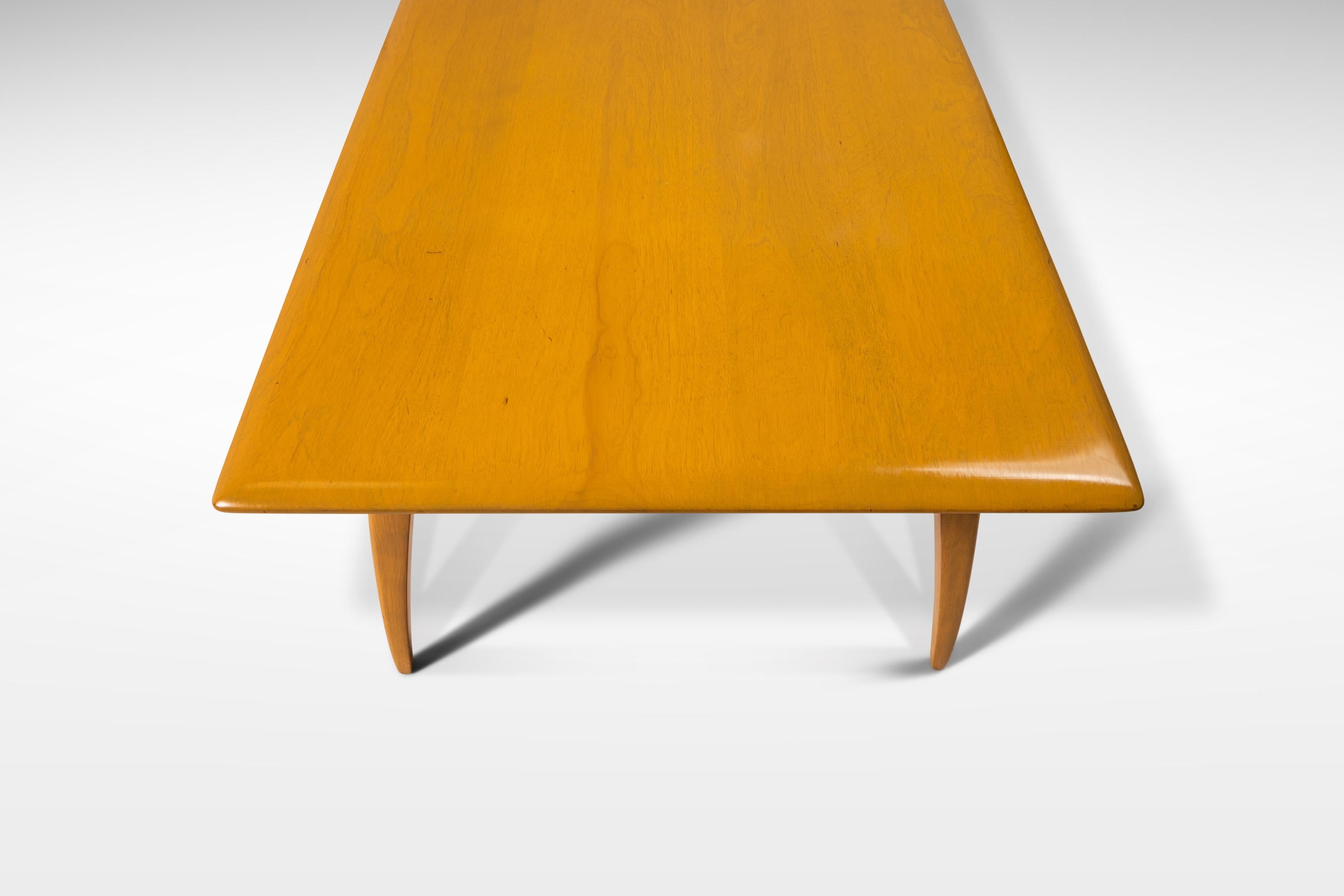 Mid Century M5105 Coffee Table in Solid Birch by Haywood Wakefield, USA, c. 1957 2