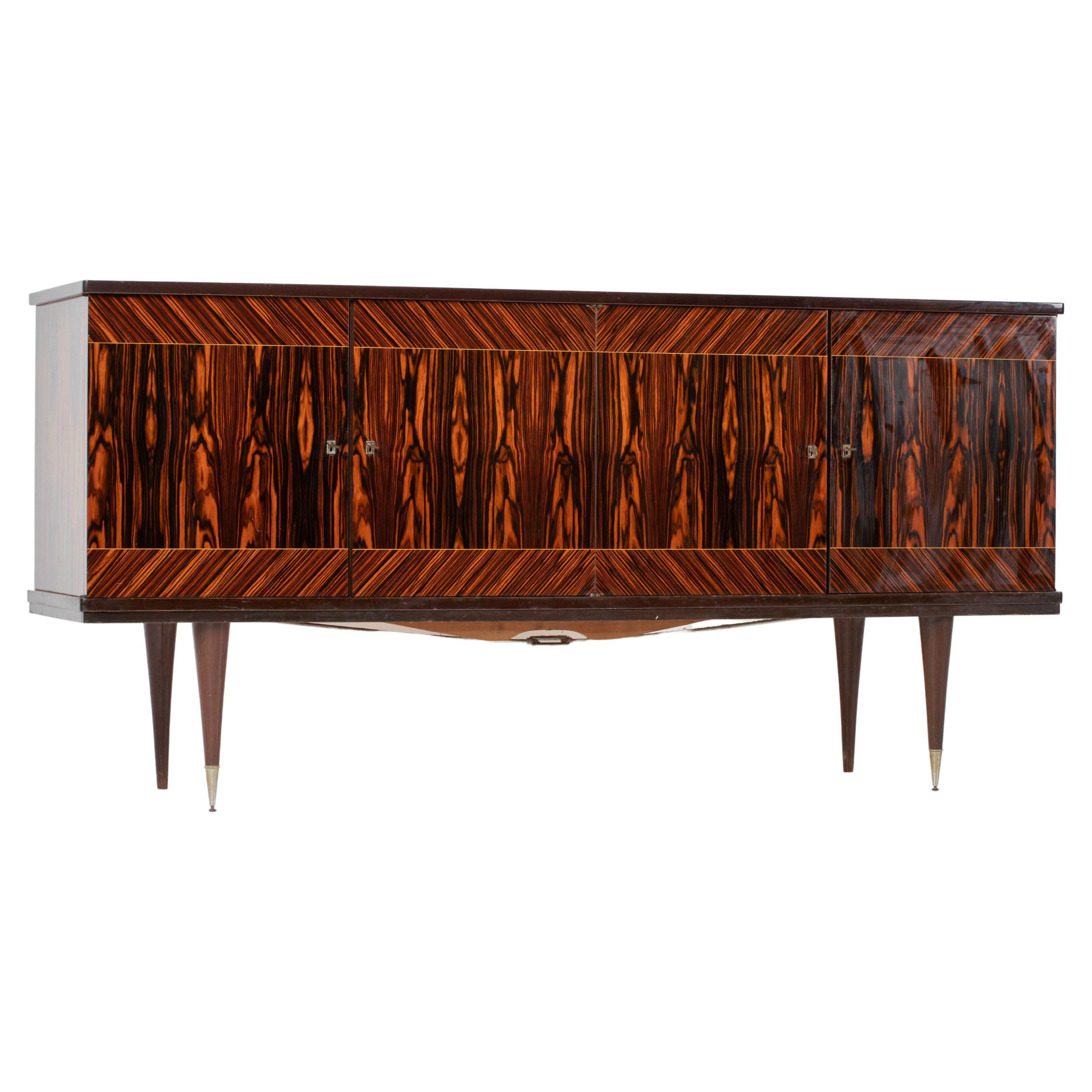 Mid-Century Macassar Sideboard, France, 1960s For Sale