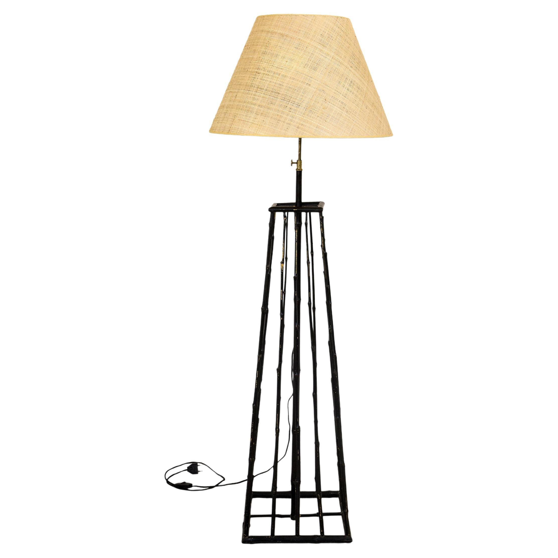 Mid-Century Madeleine Castaing Floor Lamp, circa 1960, France For Sale