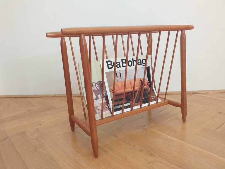 Midcentury Magazine Rack, Design ULUV, 1950s For Sale at 1stDibs