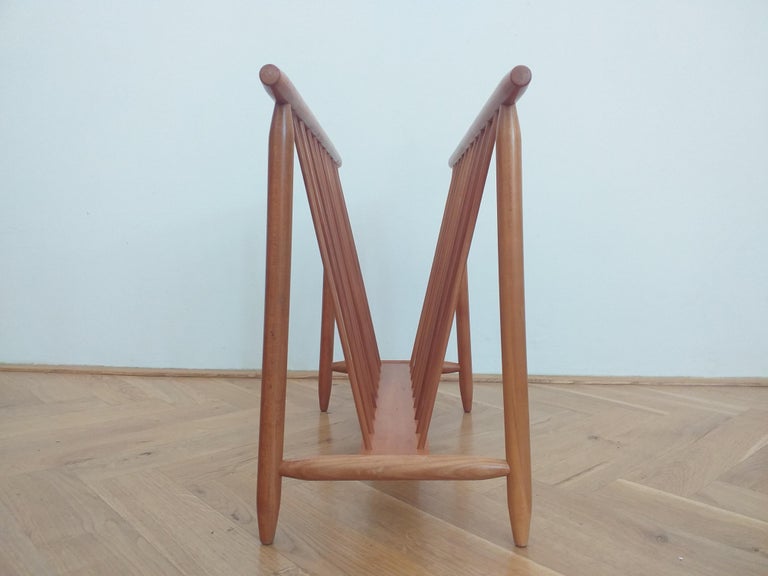 Midcentury Magazine Rack, Design ULUV, 1950s For Sale at 1stDibs