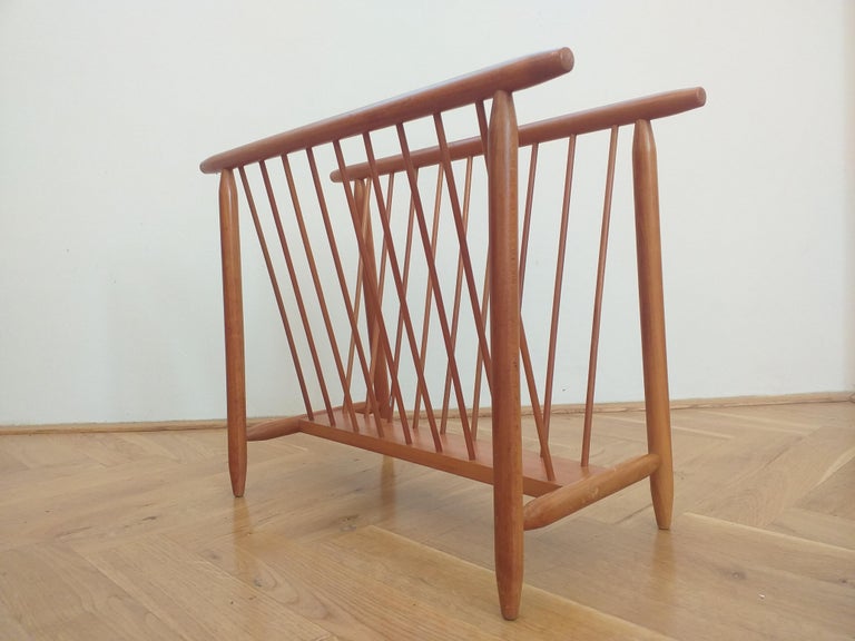 Midcentury Magazine Rack, Design ULUV, 1950s For Sale at 1stDibs
