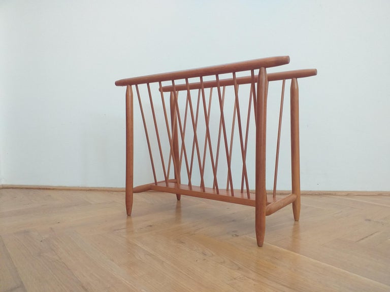 Midcentury Magazine Rack, Design ULUV, 1950s For Sale at 1stDibs