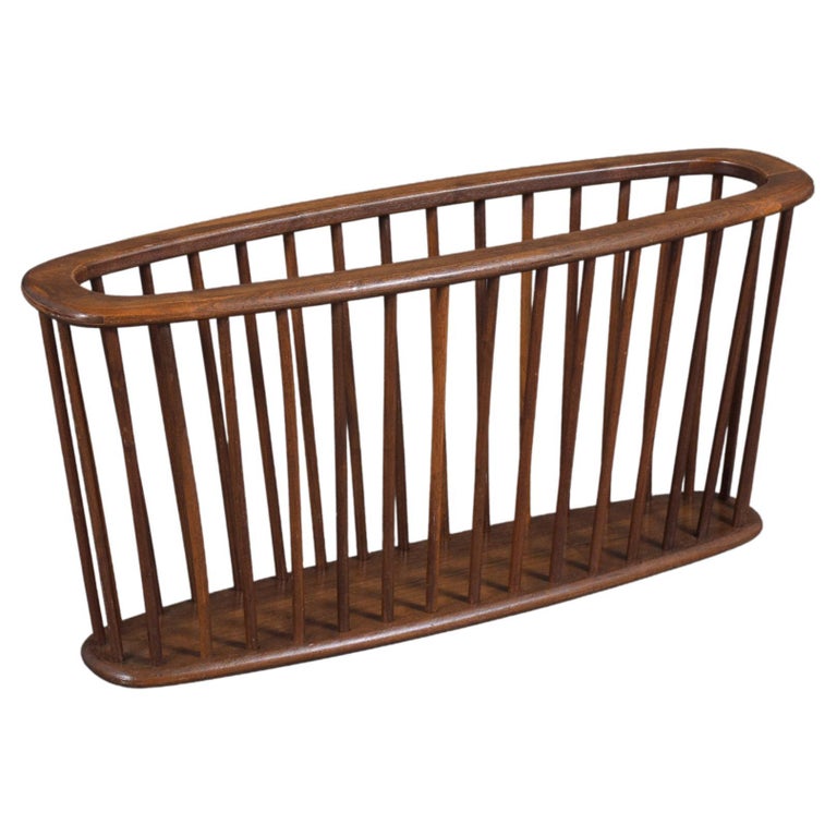Vintage Mid-Century Magazine Rack For Sale at 1stDibs