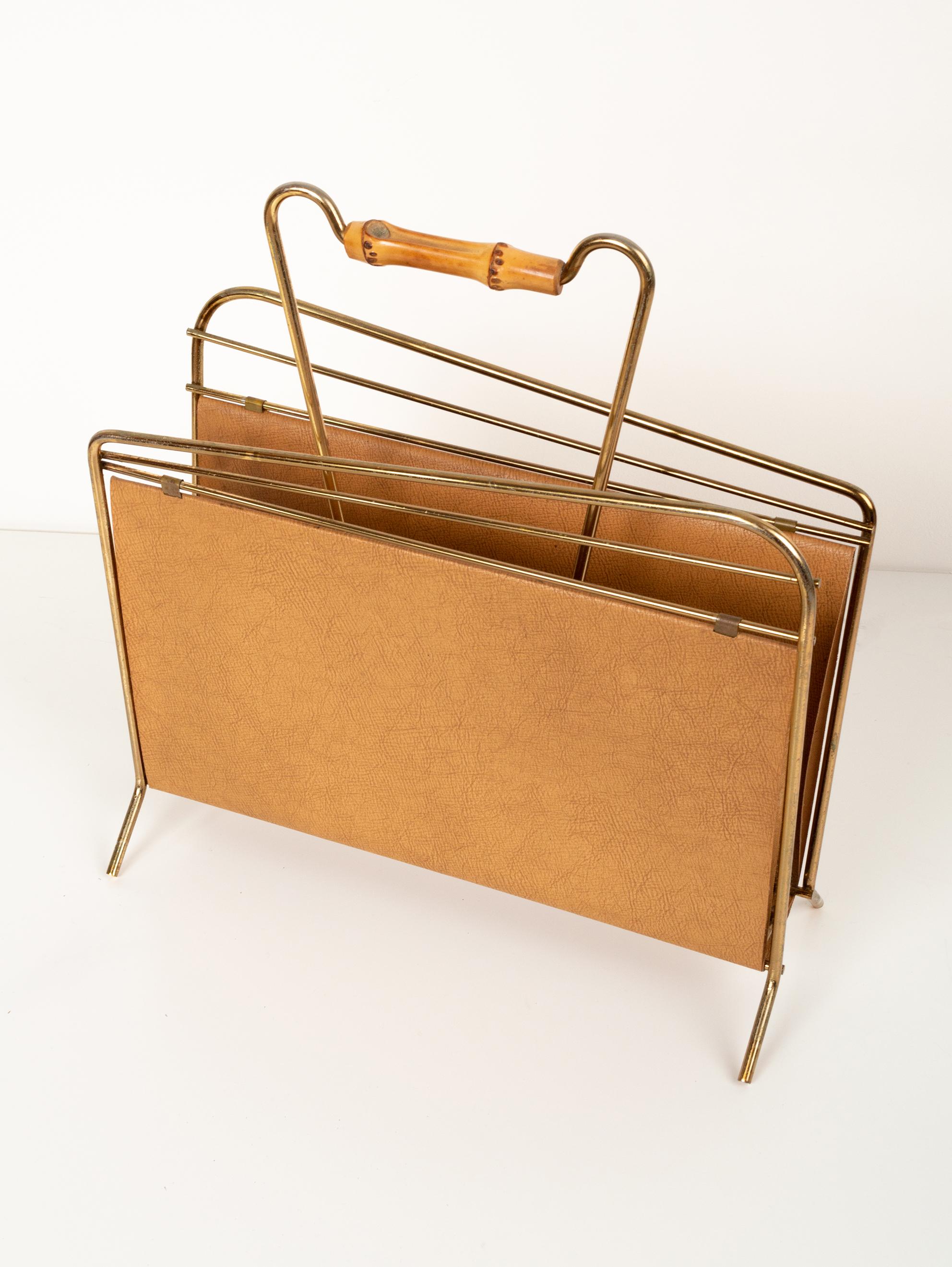 Mid-Century Modern Mid Century Magazine Rack Stand, Austria, C.1950