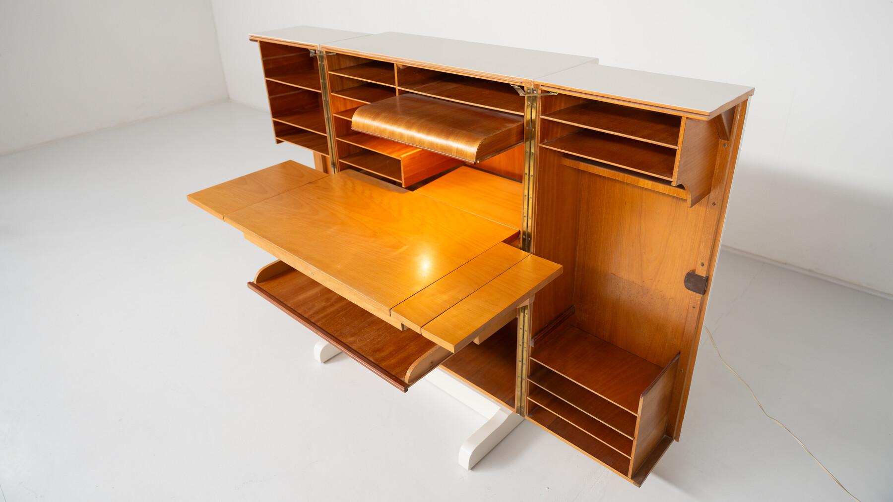 Mid-Century Magic Box Desk by Mummenthaler & Meier, Switzerland, 1955 For Sale 9