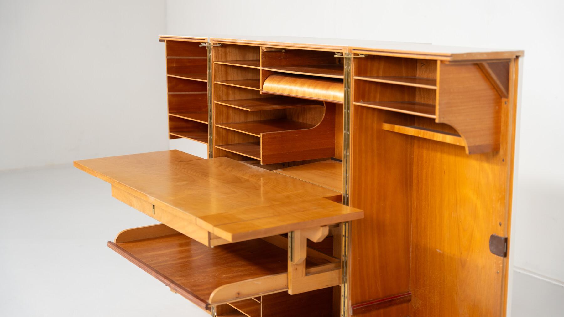 Mid-Century Magic Box Desk by Mummenthaler & Meier, Switzerland, 1955 For Sale 3