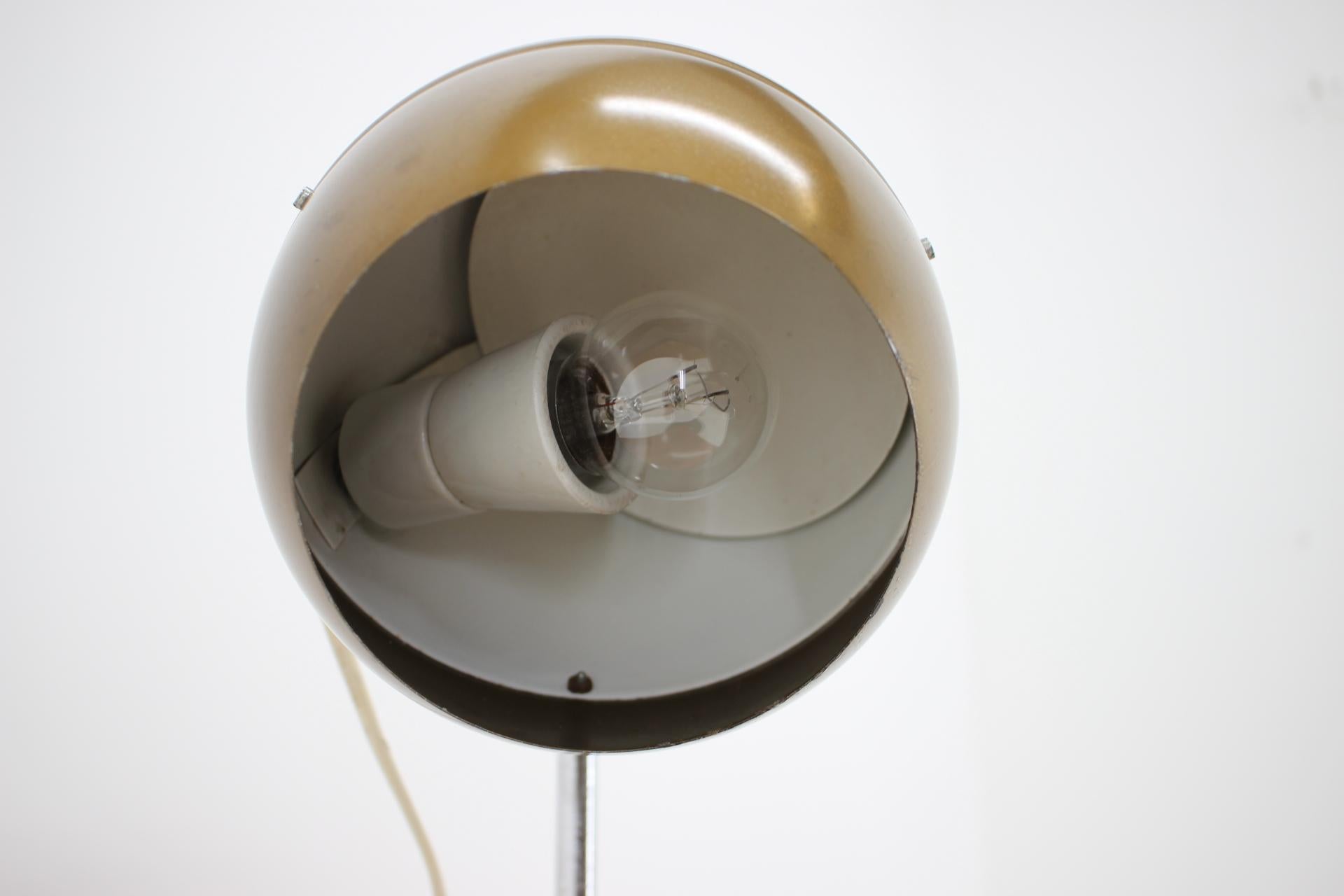 Mid-Century Modern Midcentury Magnetic Table Lamp/Drukov, 1970s For Sale