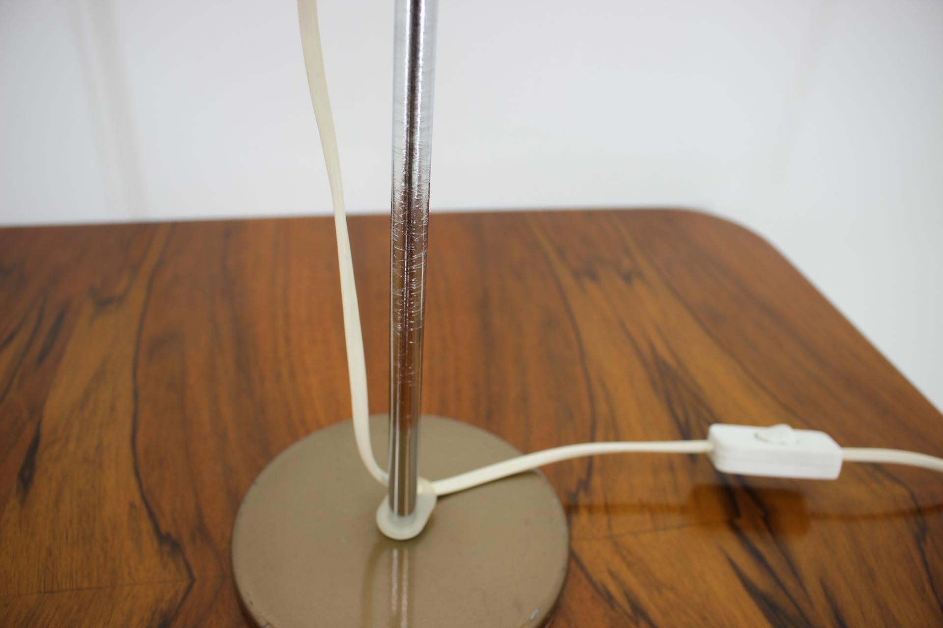 Czech Midcentury Magnetic Table Lamp/Drukov, 1970s For Sale