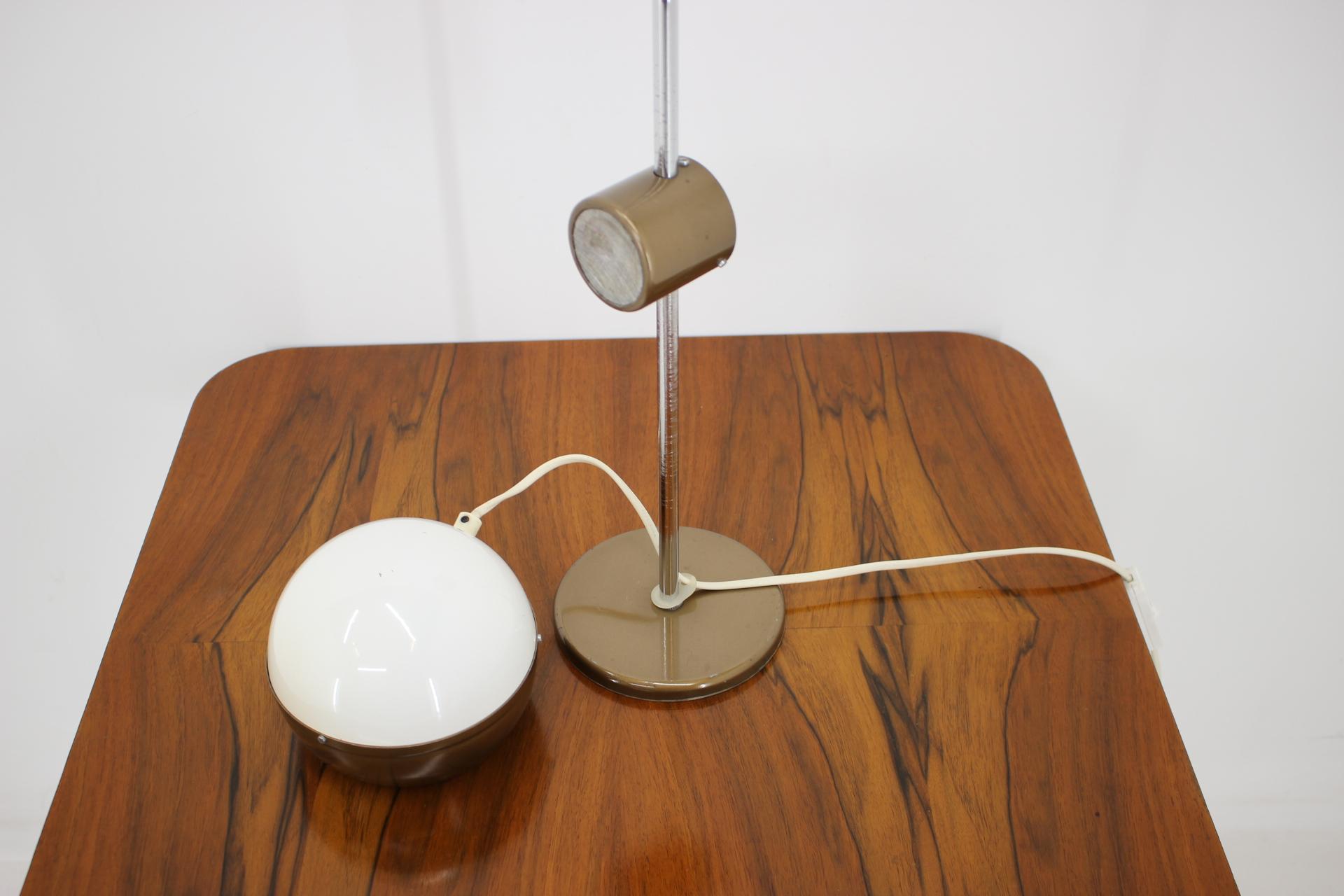 Late 20th Century Midcentury Magnetic Table Lamp/Drukov, 1970s For Sale