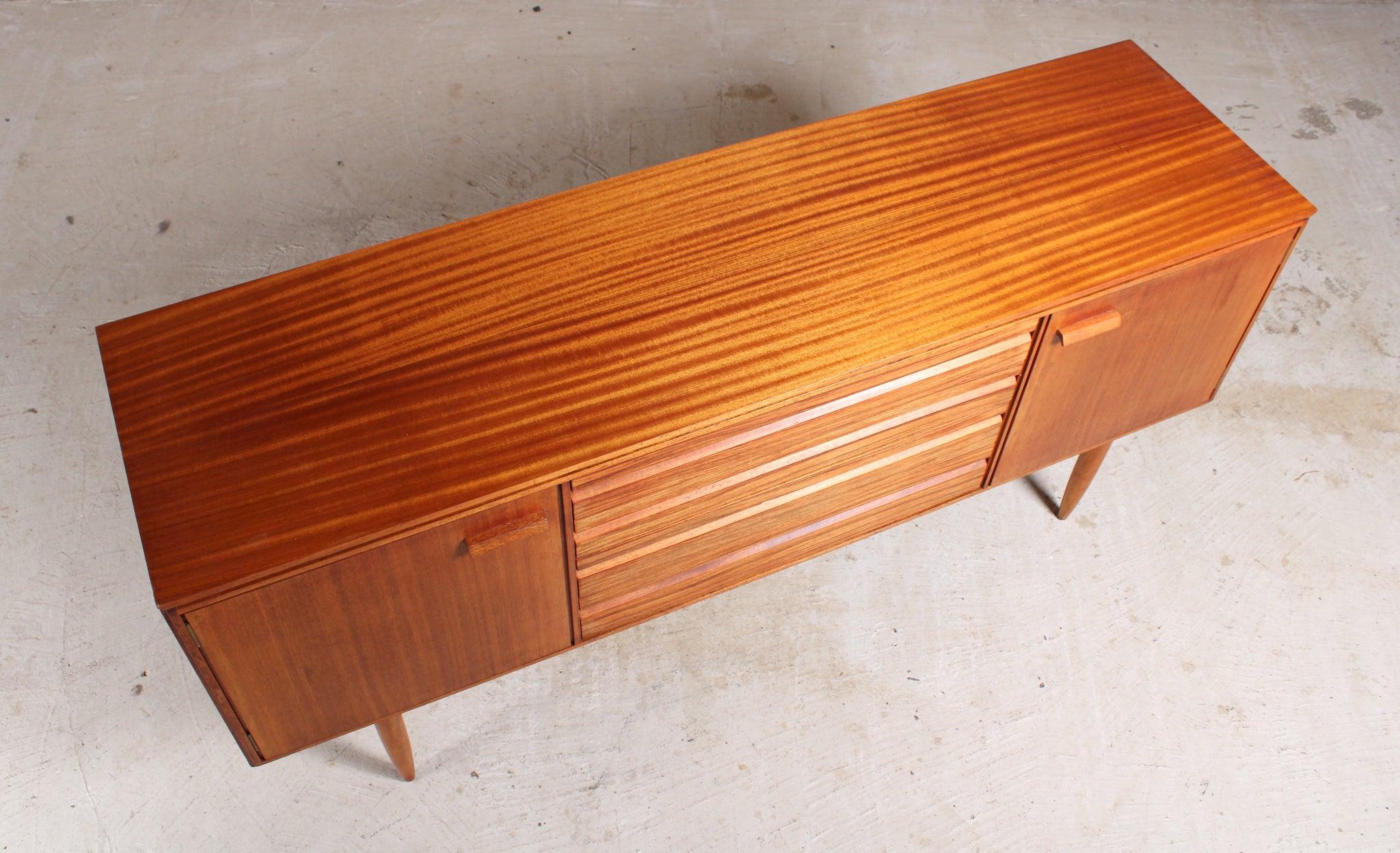 Mid-Century Mahogany and Rosewood Sideboard by White & Newton Portsmouth, 1950s 1